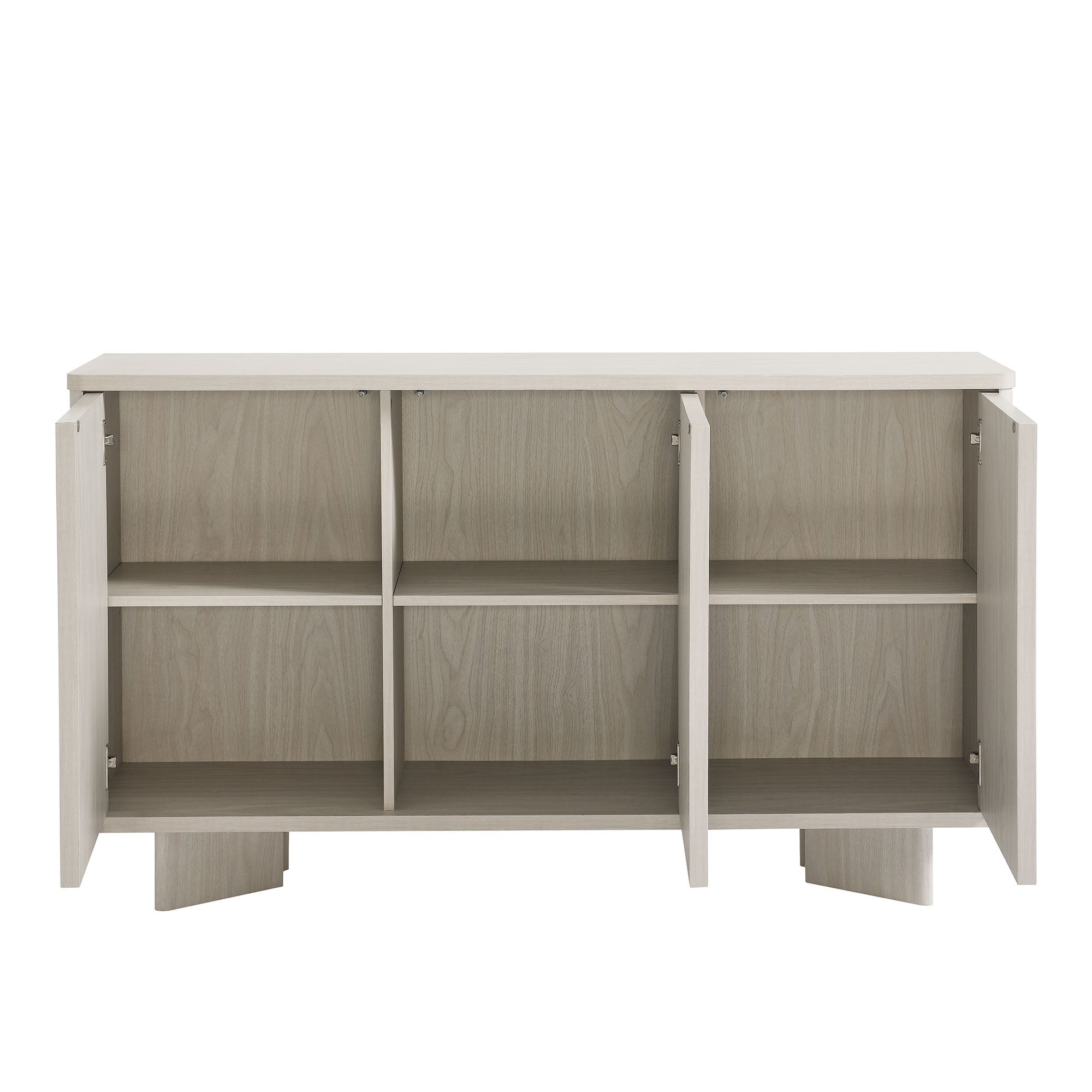 Flux Arched 3-Door Sideboard in White Wash