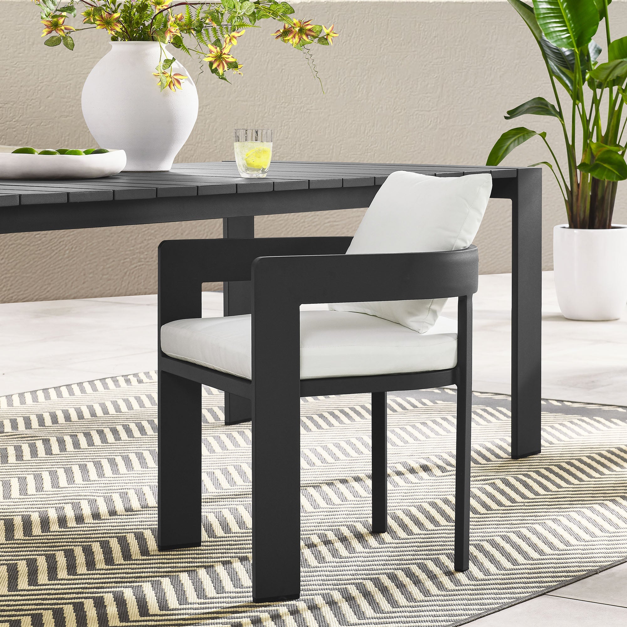 Tahoe Outdoor Patio Aluminum Dining Chair