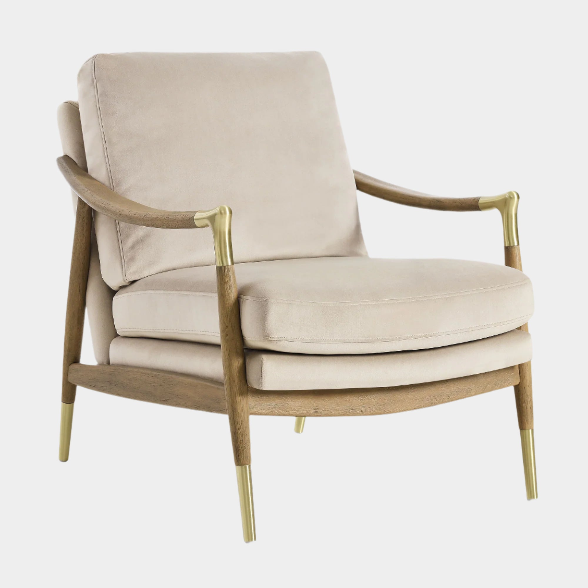 Langford Performance Velvet Accent Armchair