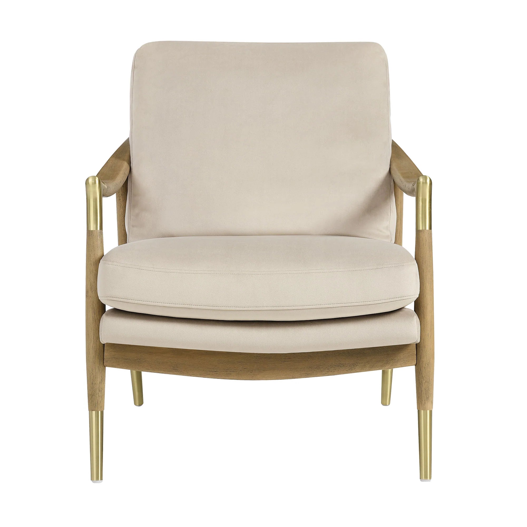 Langford Performance Velvet Accent Armchair