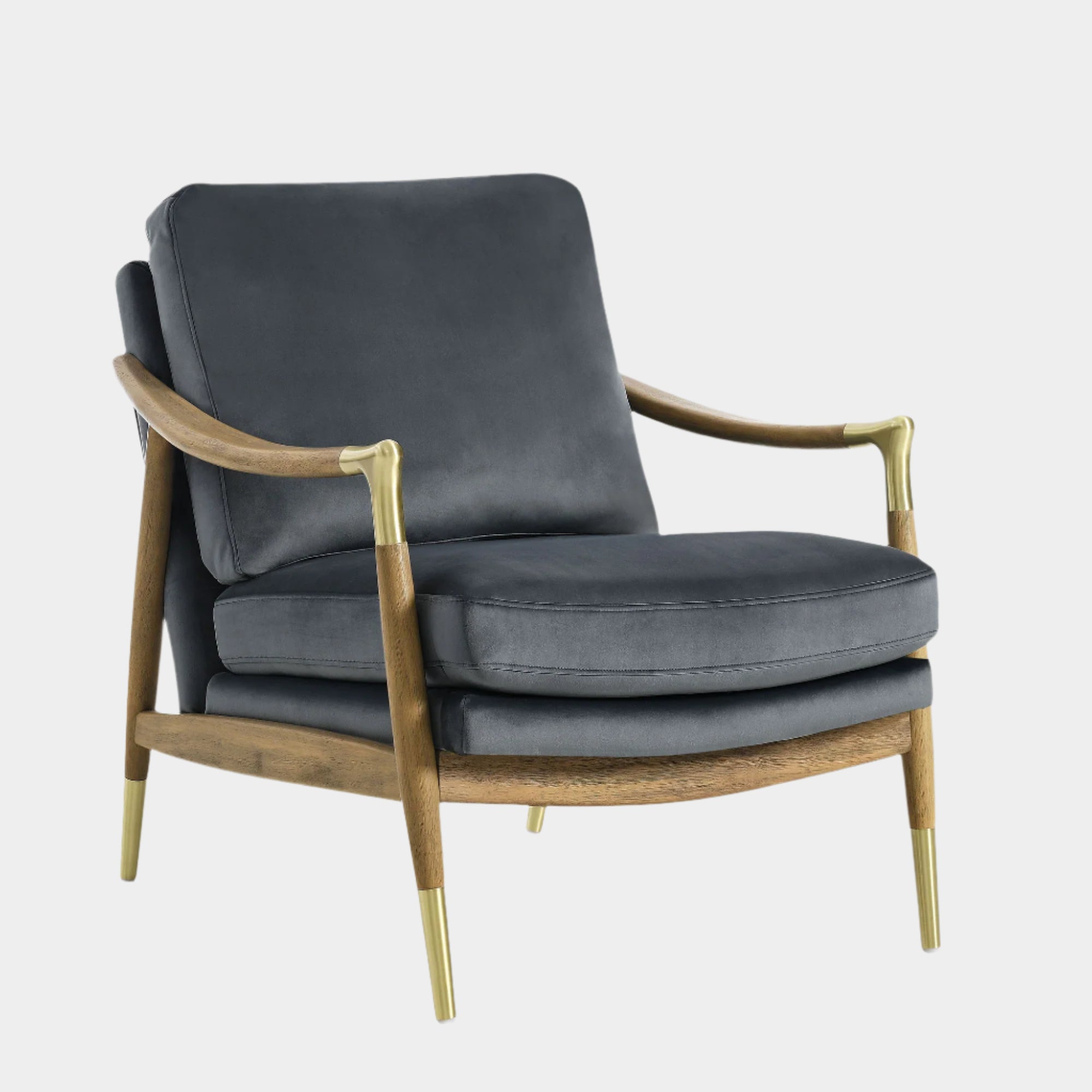 Langford Performance Velvet Accent Armchair