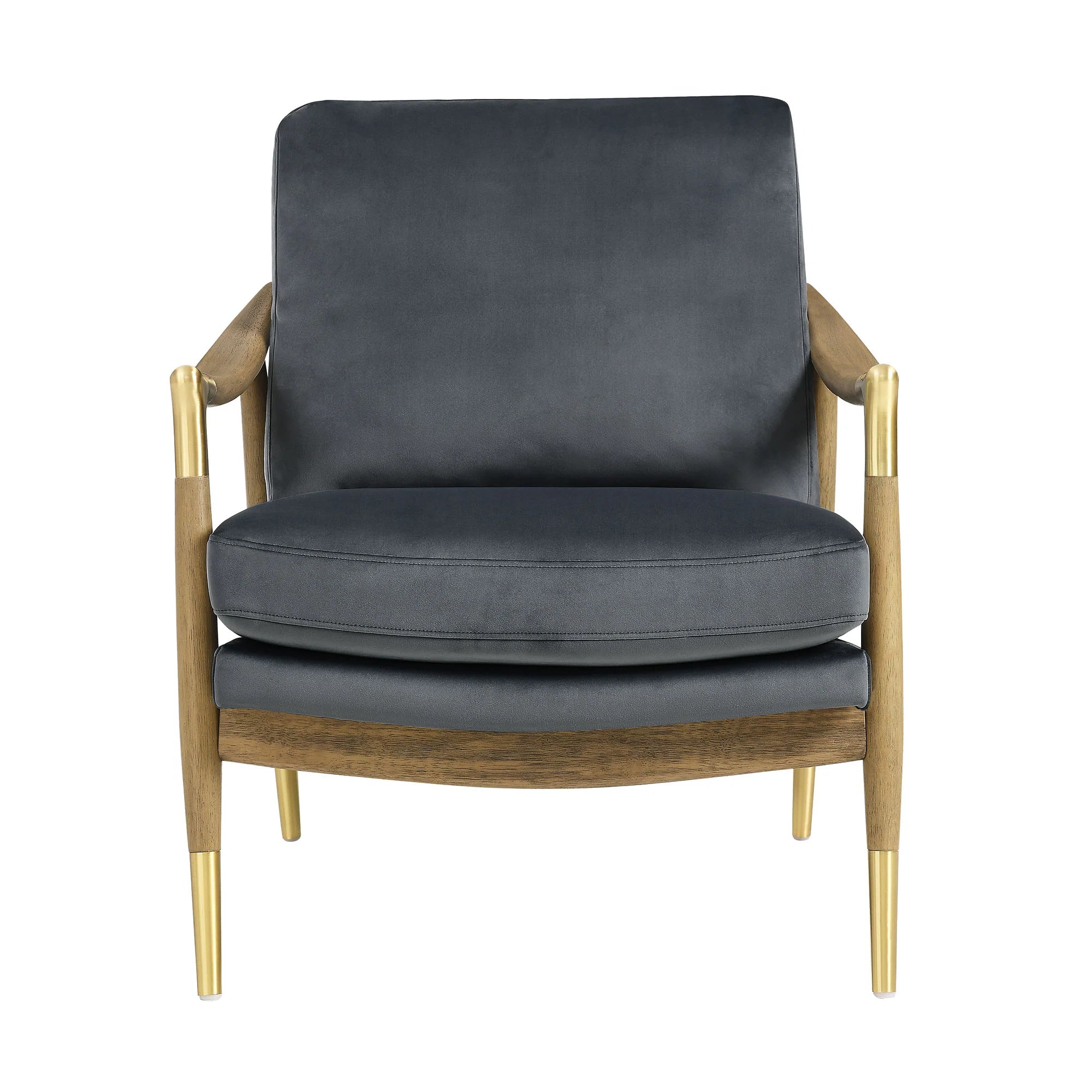 Langford Performance Velvet Accent Armchair