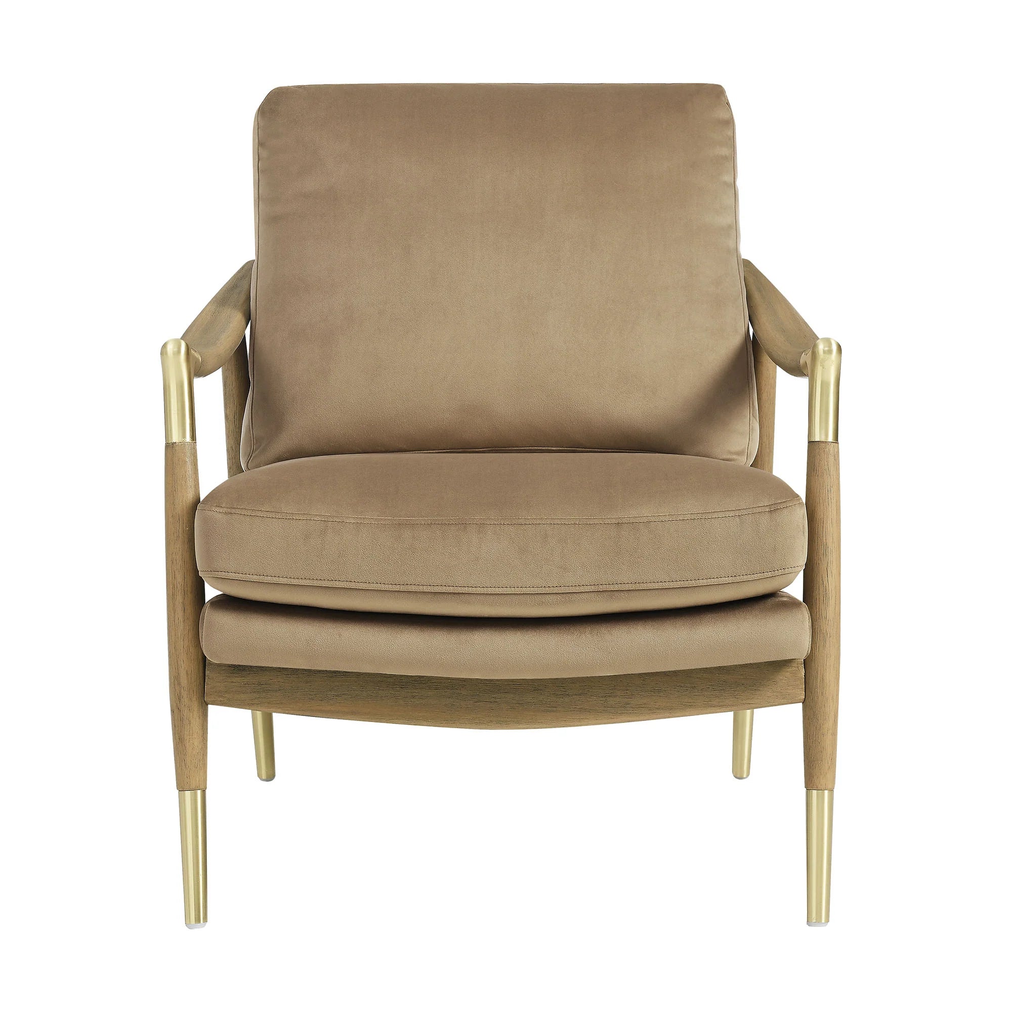 Langford Performance Velvet Accent Armchair