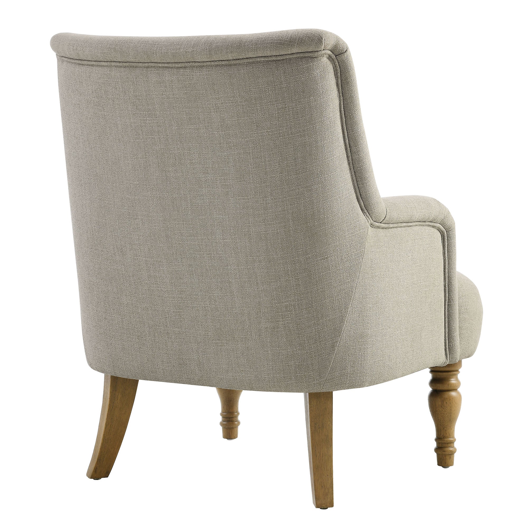 Fauteuil d'appoint rembourré en tissu Ellington