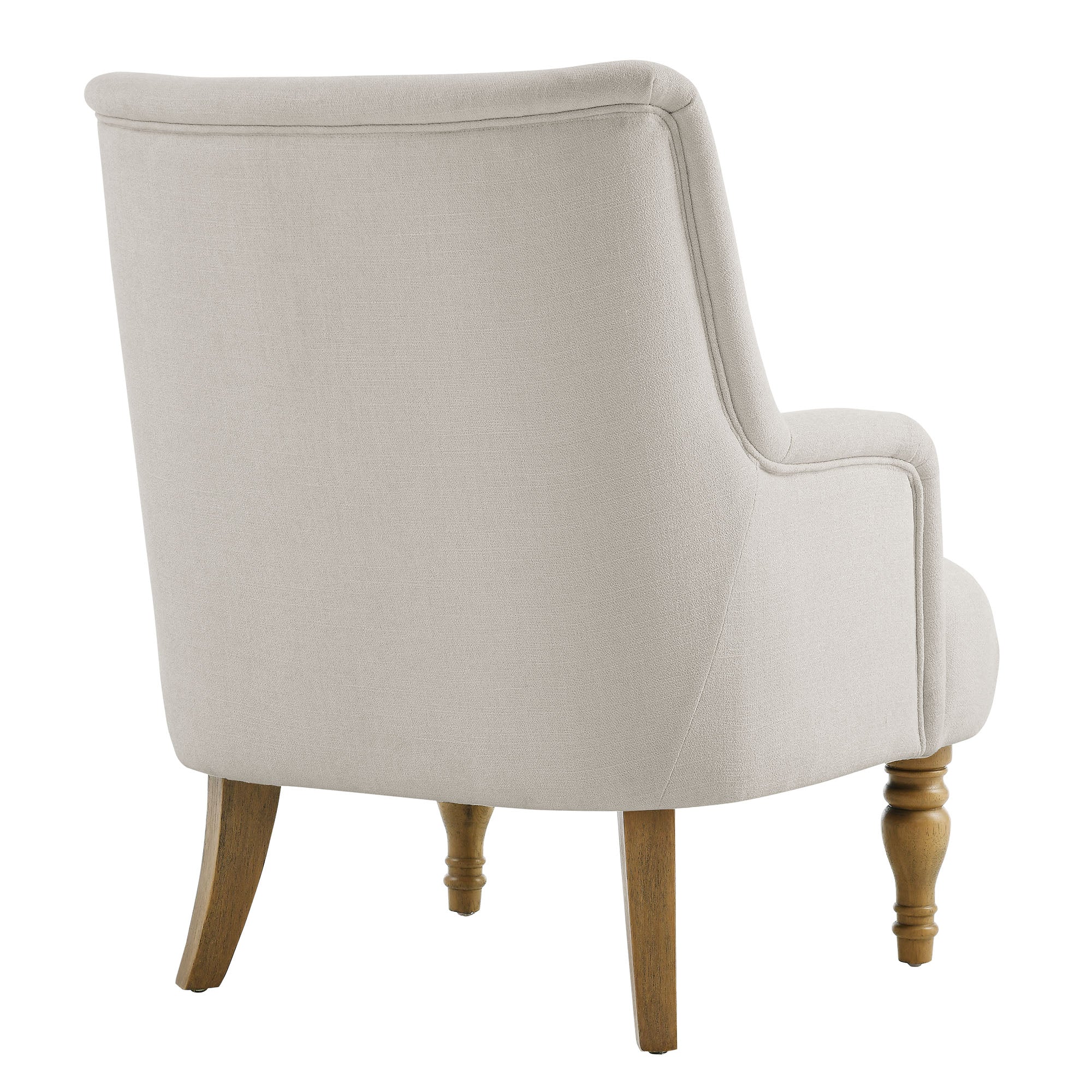 Fauteuil d'appoint rembourré en tissu Ellington