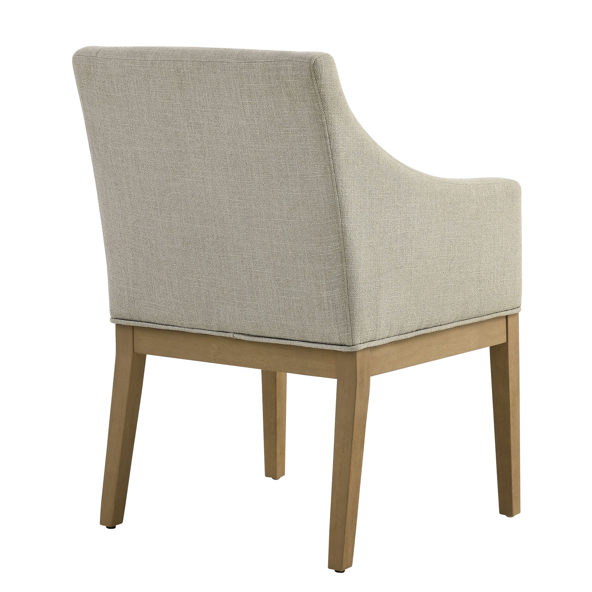 Fauteuil de salle à manger rembourré en tissu Alton