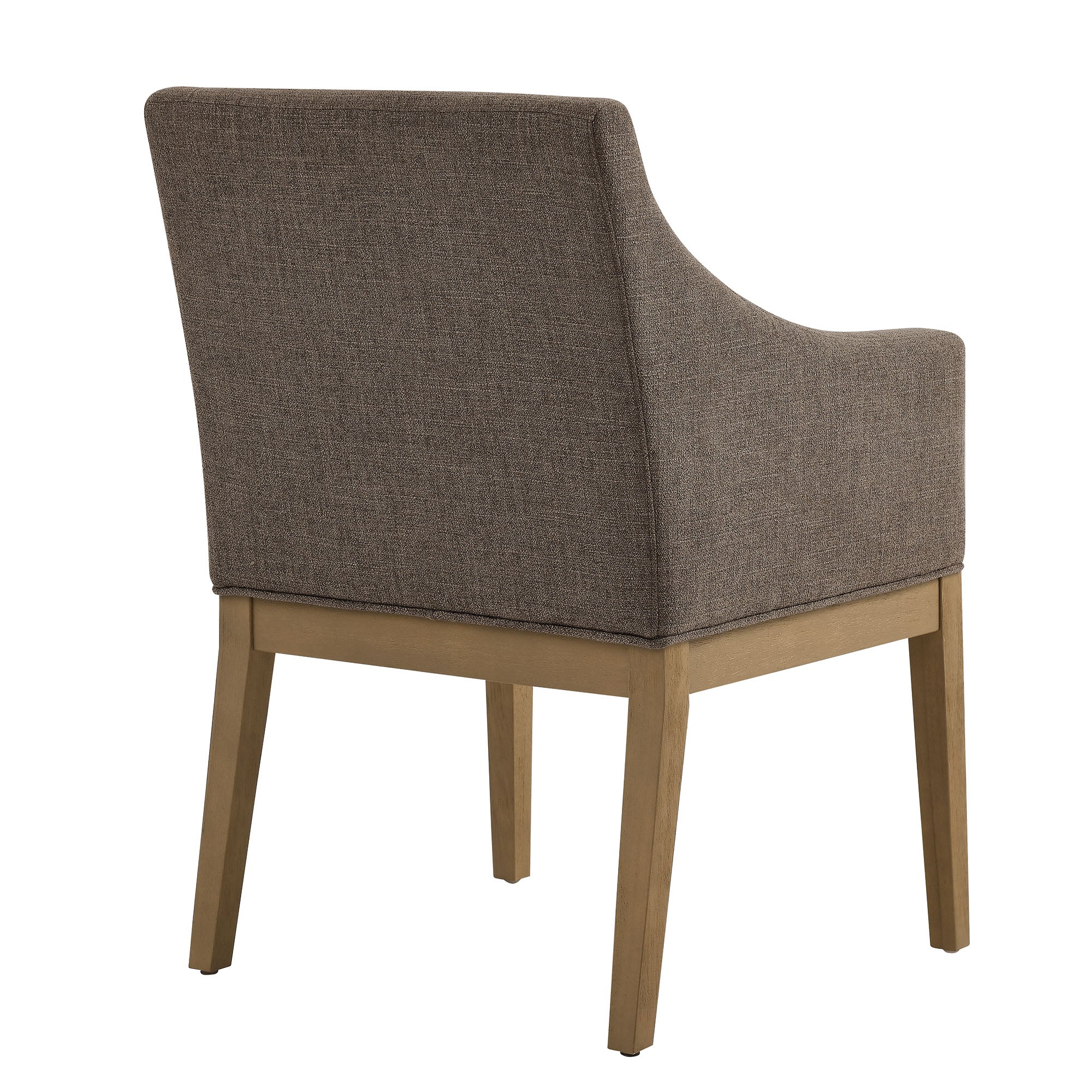 Fauteuil de salle à manger rembourré en tissu Alton