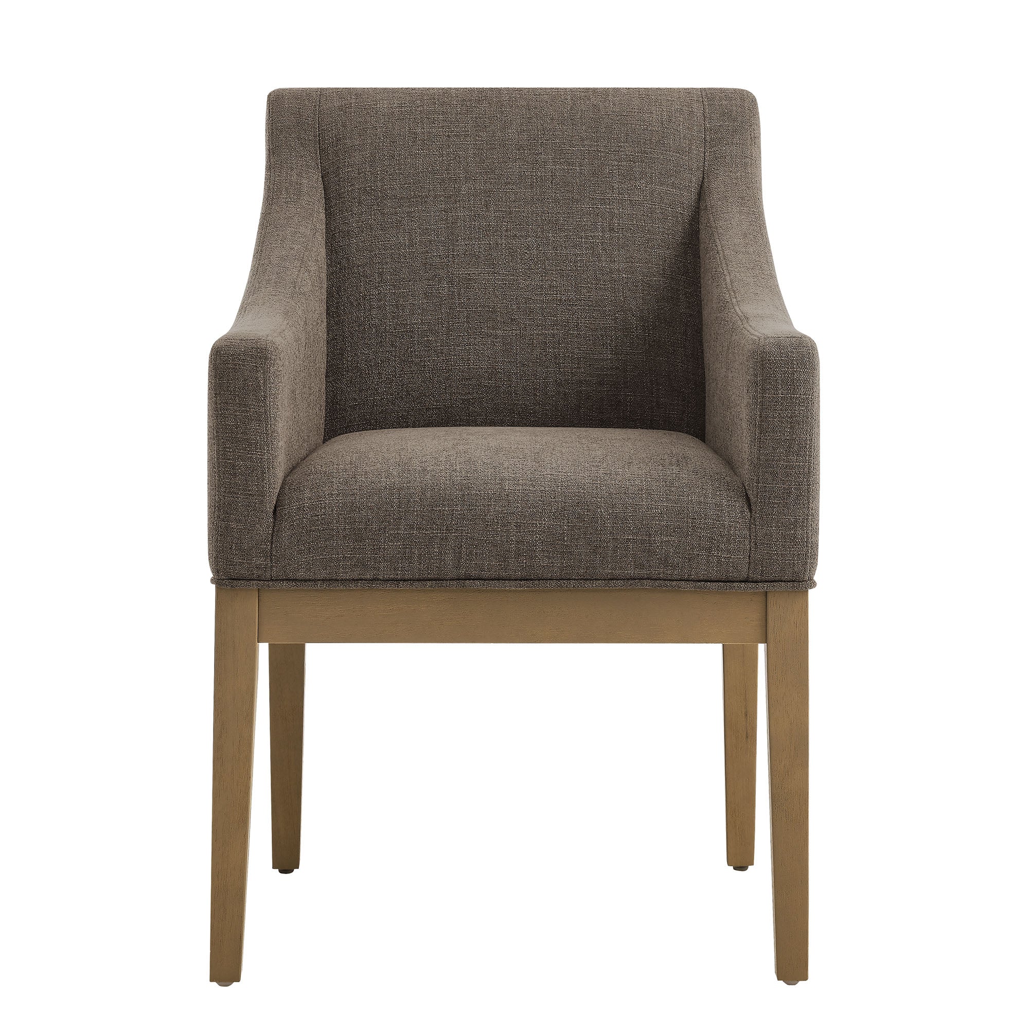 Fauteuil de salle à manger rembourré en tissu Alton