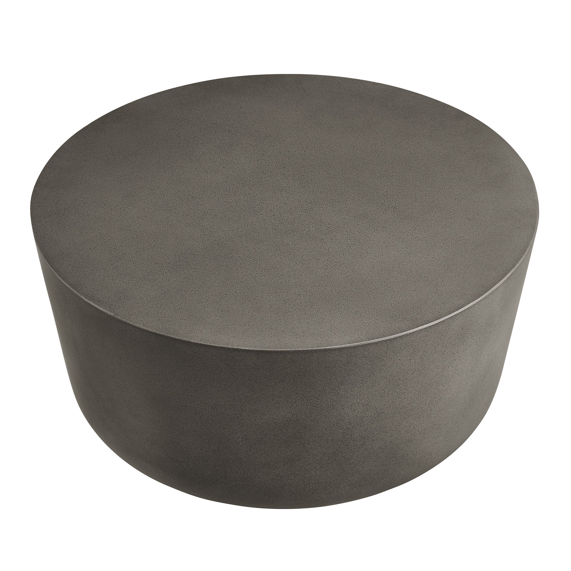 Brion Round Indoor - Outdoor Patio Concrete Coffee Table