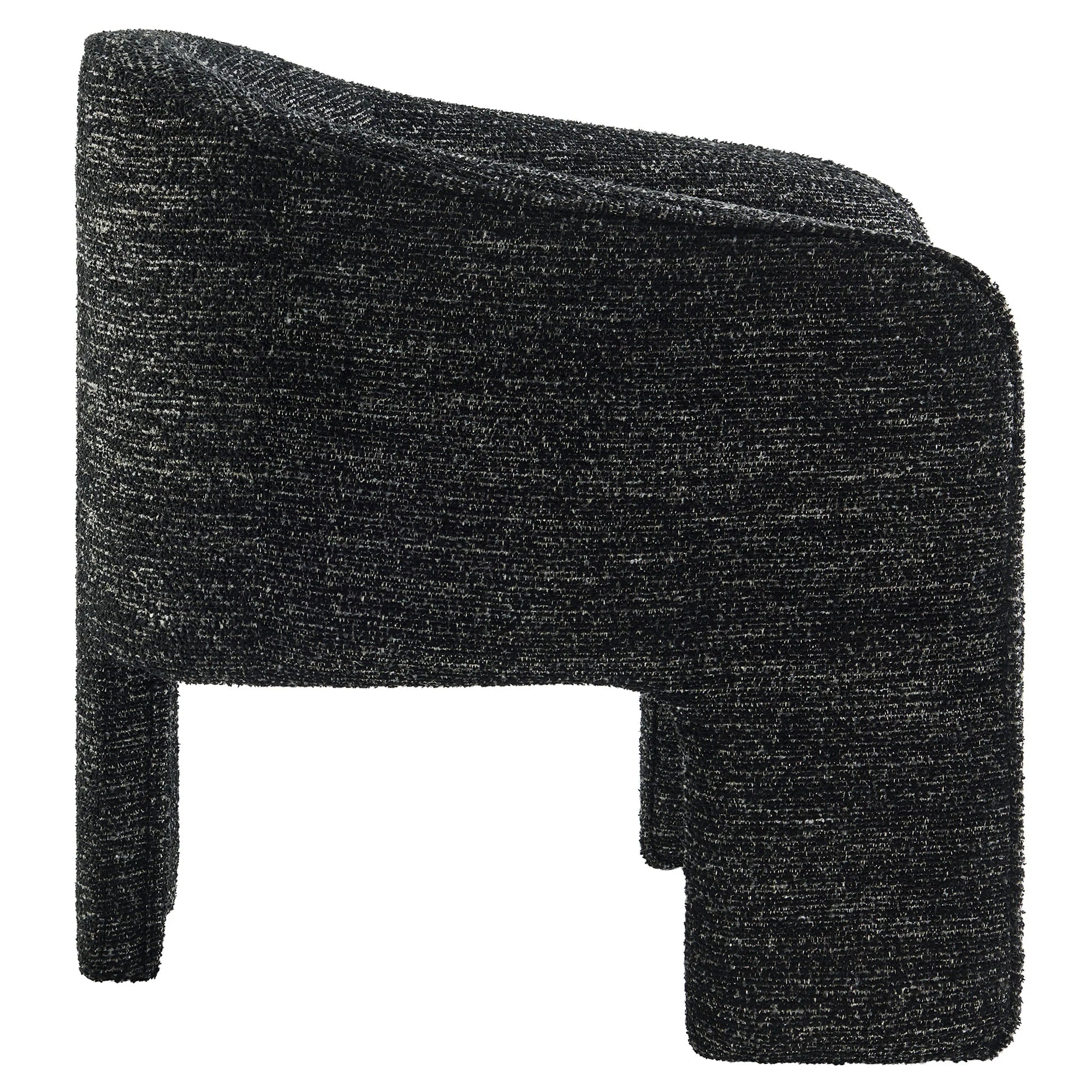 Fauteuil d'appoint rembourré en tissu Greer Boucle