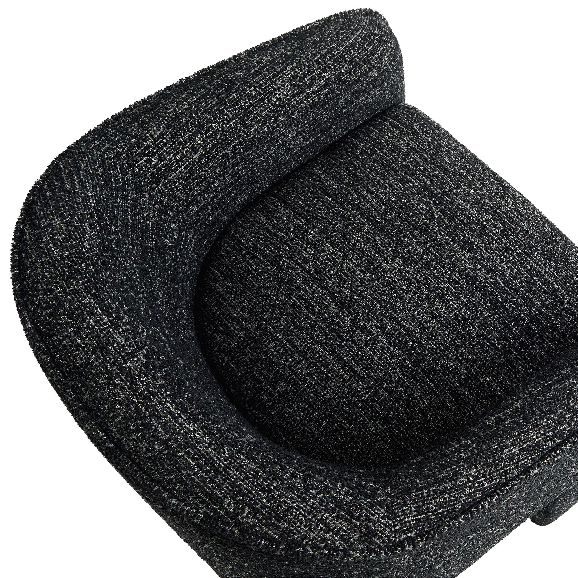 Fauteuil d'appoint rembourré en tissu Greer Boucle