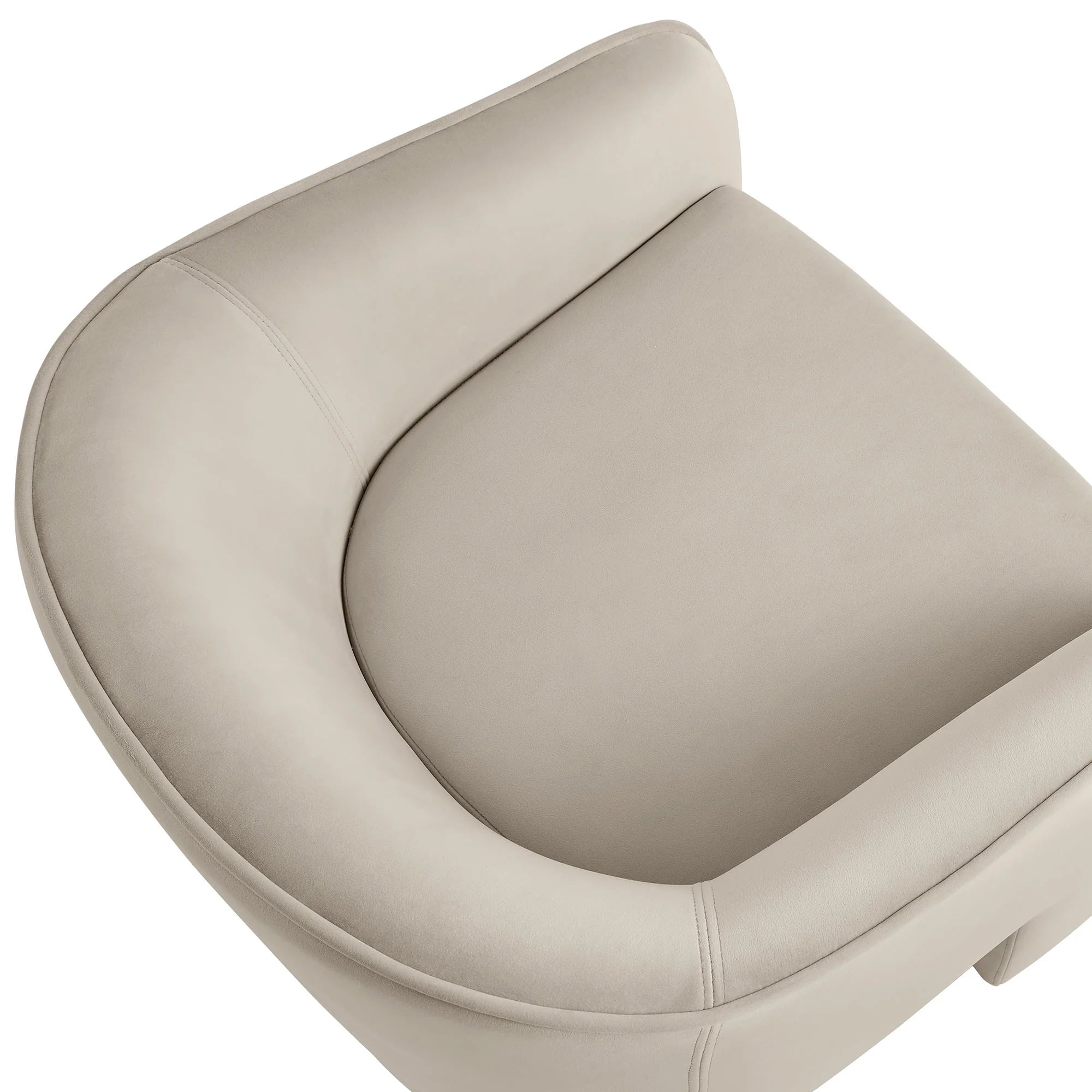 Fauteuil d'appoint rembourré en tissu Greer Boucle