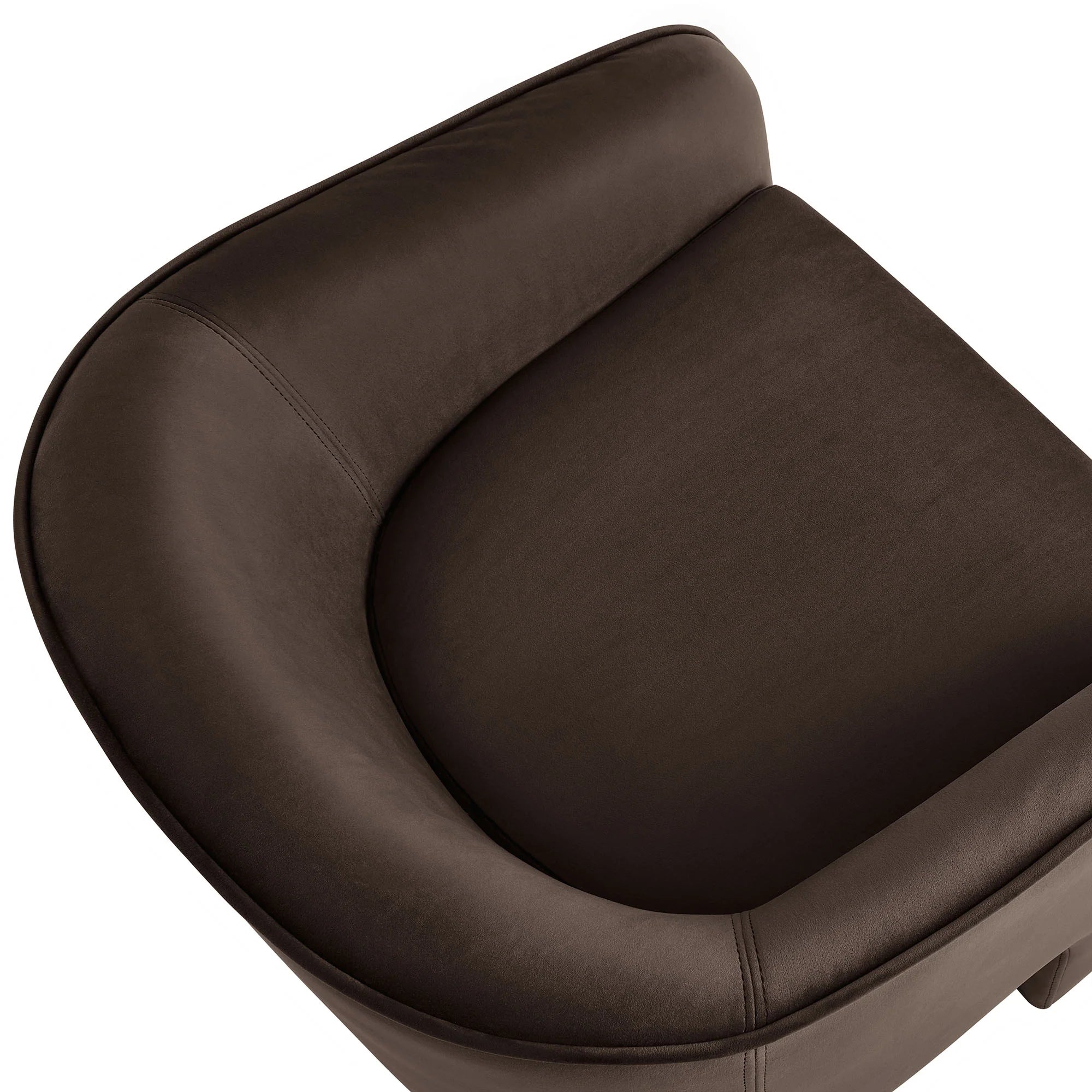 Fauteuil d'appoint rembourré en tissu Greer Boucle