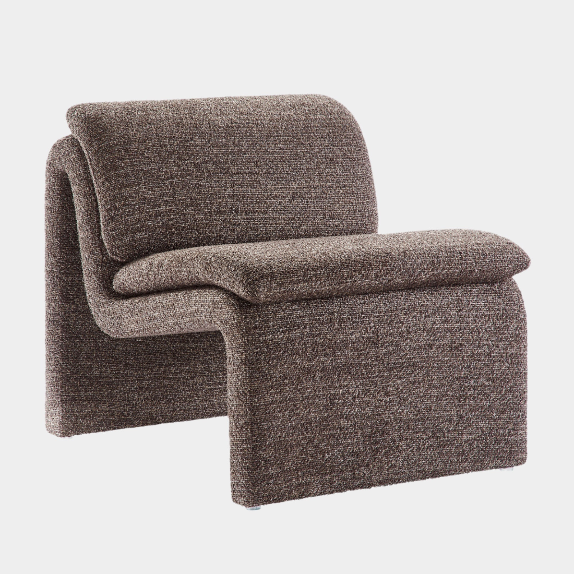 Dune Boucle Upholstered Armless Accent Chair