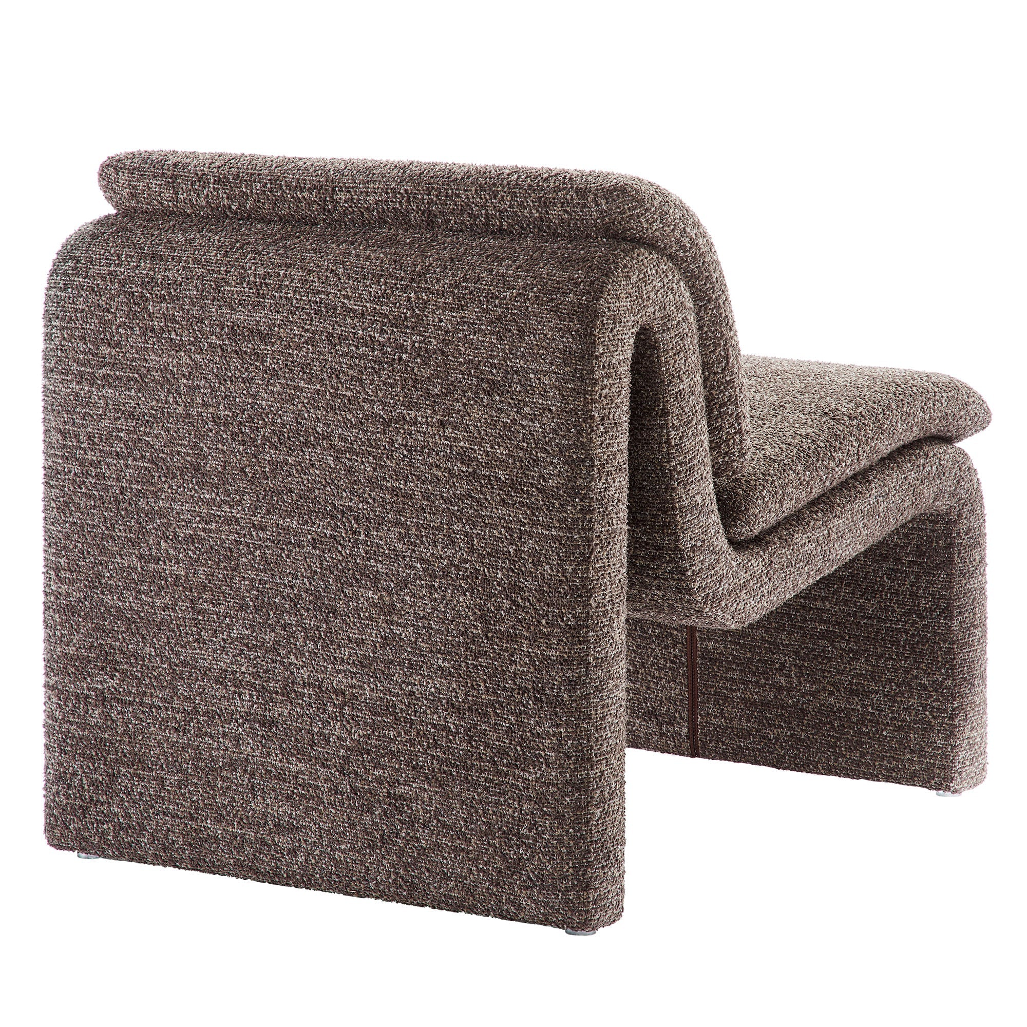 Dune Boucle Upholstered Armless Accent Chair