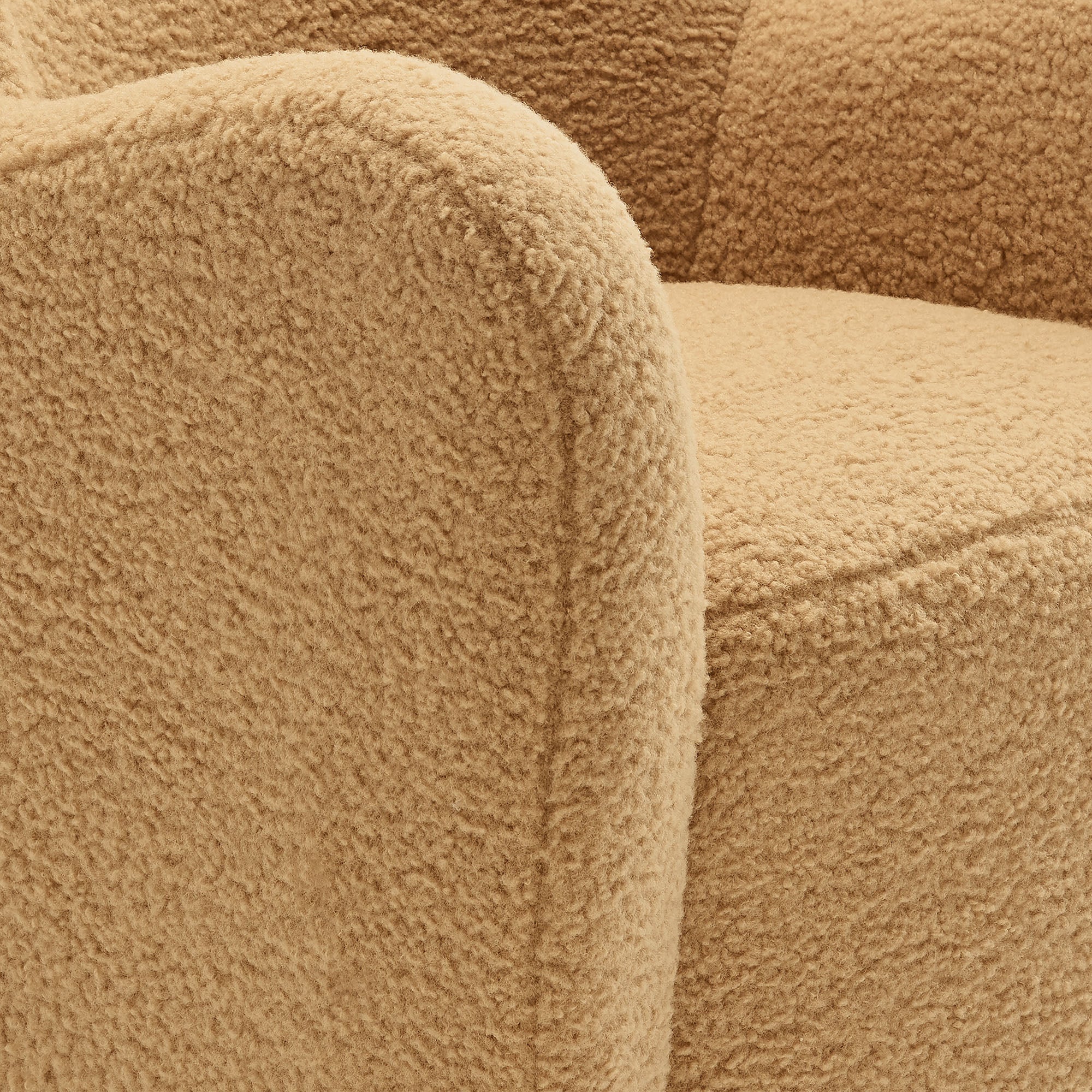 Fauteuil d'appoint pivotant Montrose Wingback Sherpa 