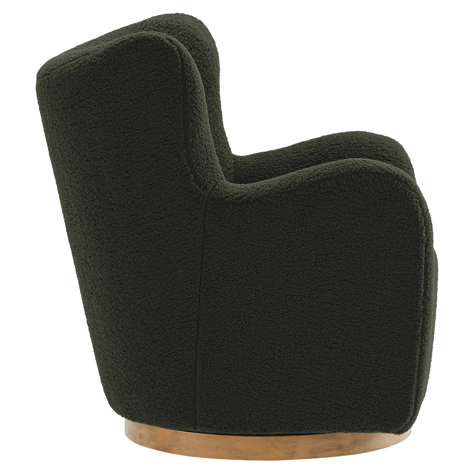 Fauteuil d'appoint pivotant Montrose Wingback Sherpa 