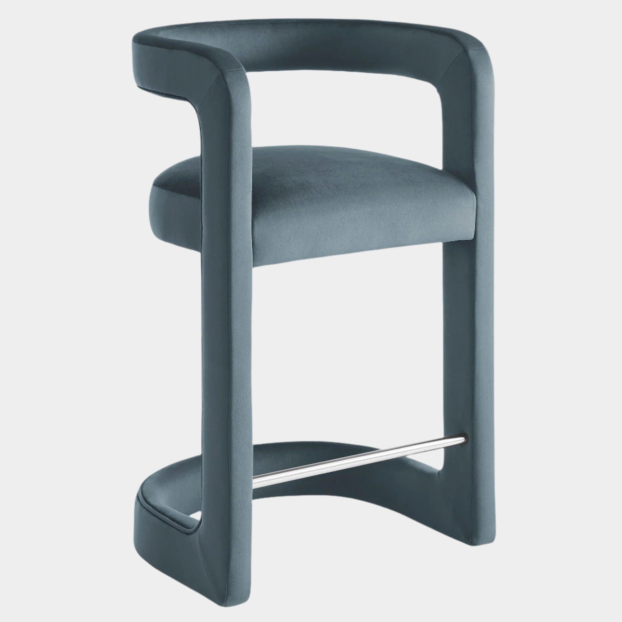 Winslow Performance Velvet Counter Stool