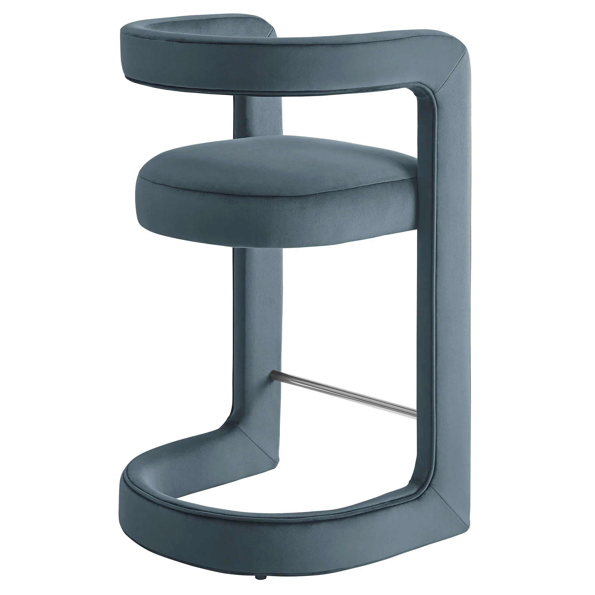 Winslow Performance Velvet Counter Stool