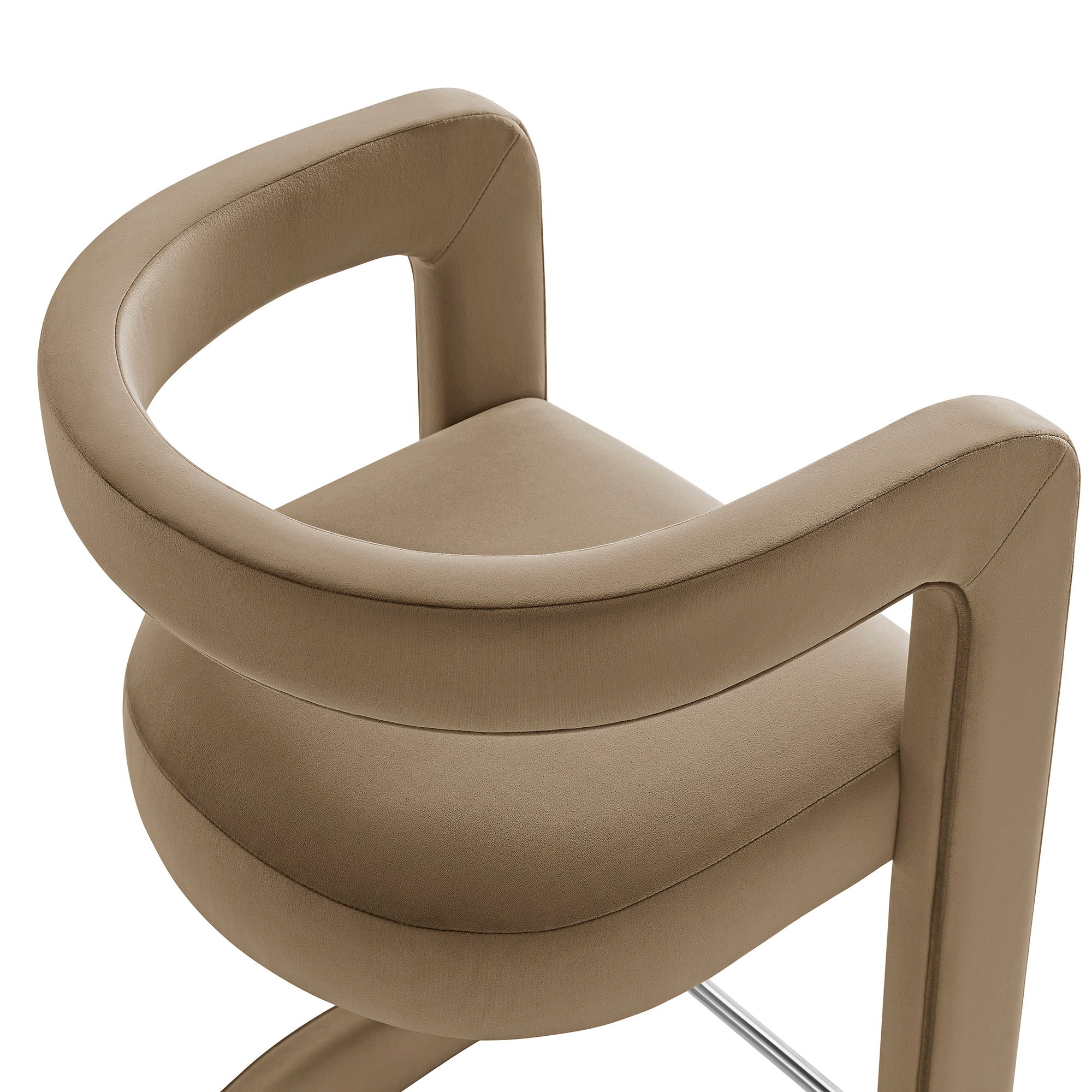 Winslow Performance Velvet Counter Stool