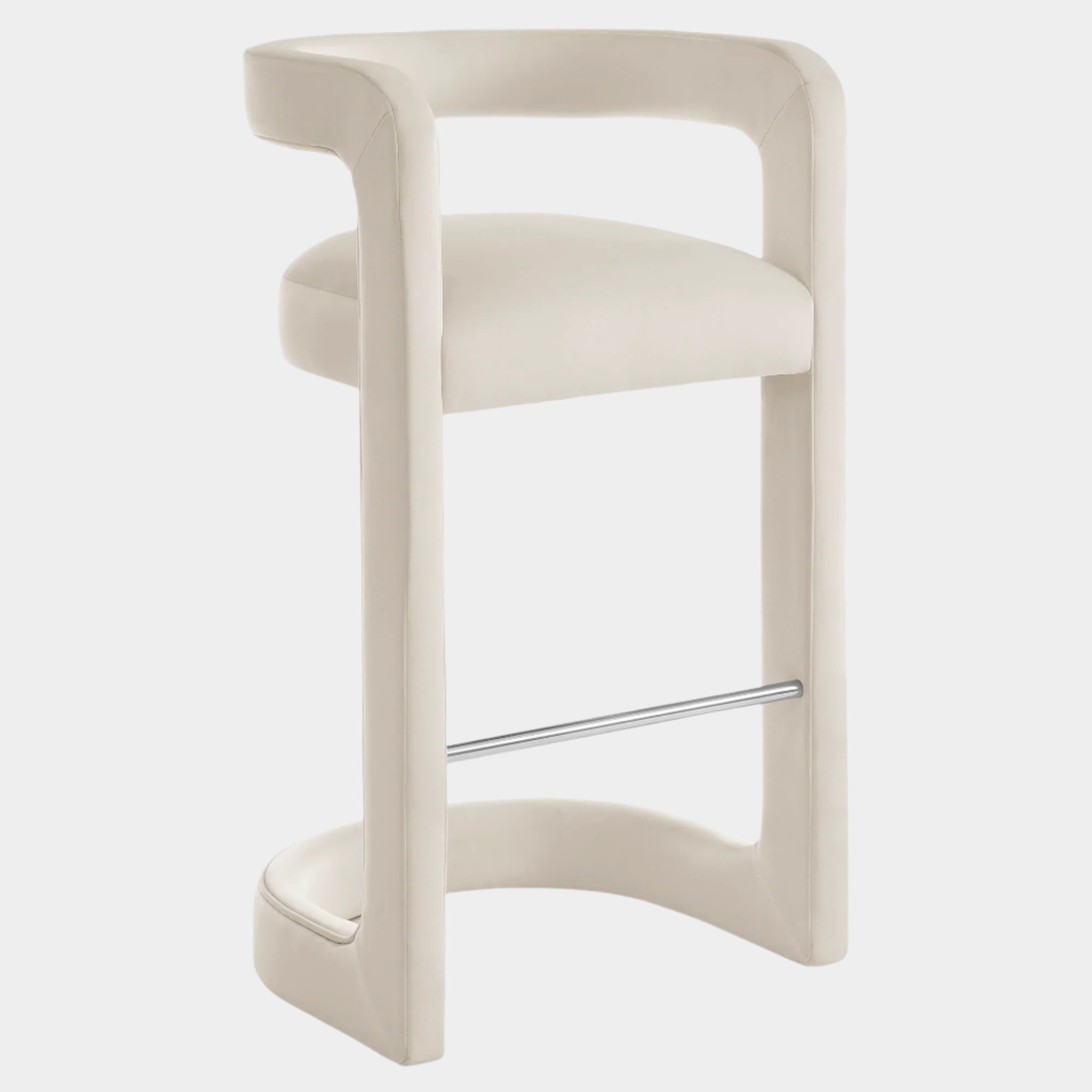 Winslow Performance Velvet Bar Stool