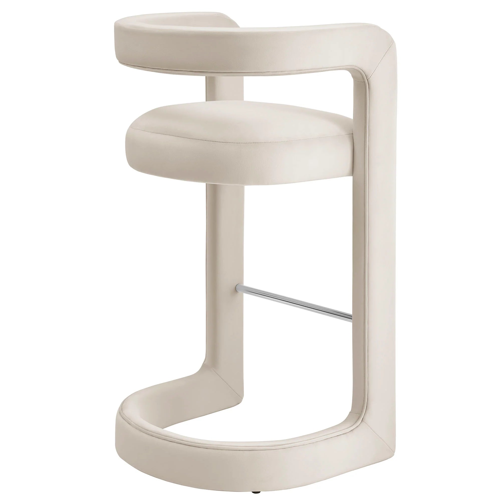 Winslow Performance Velvet Bar Stool