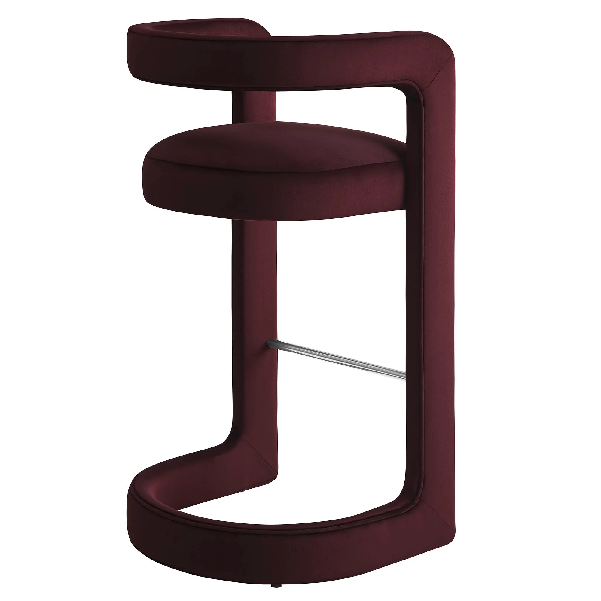 Winslow Performance Velvet Bar Stool