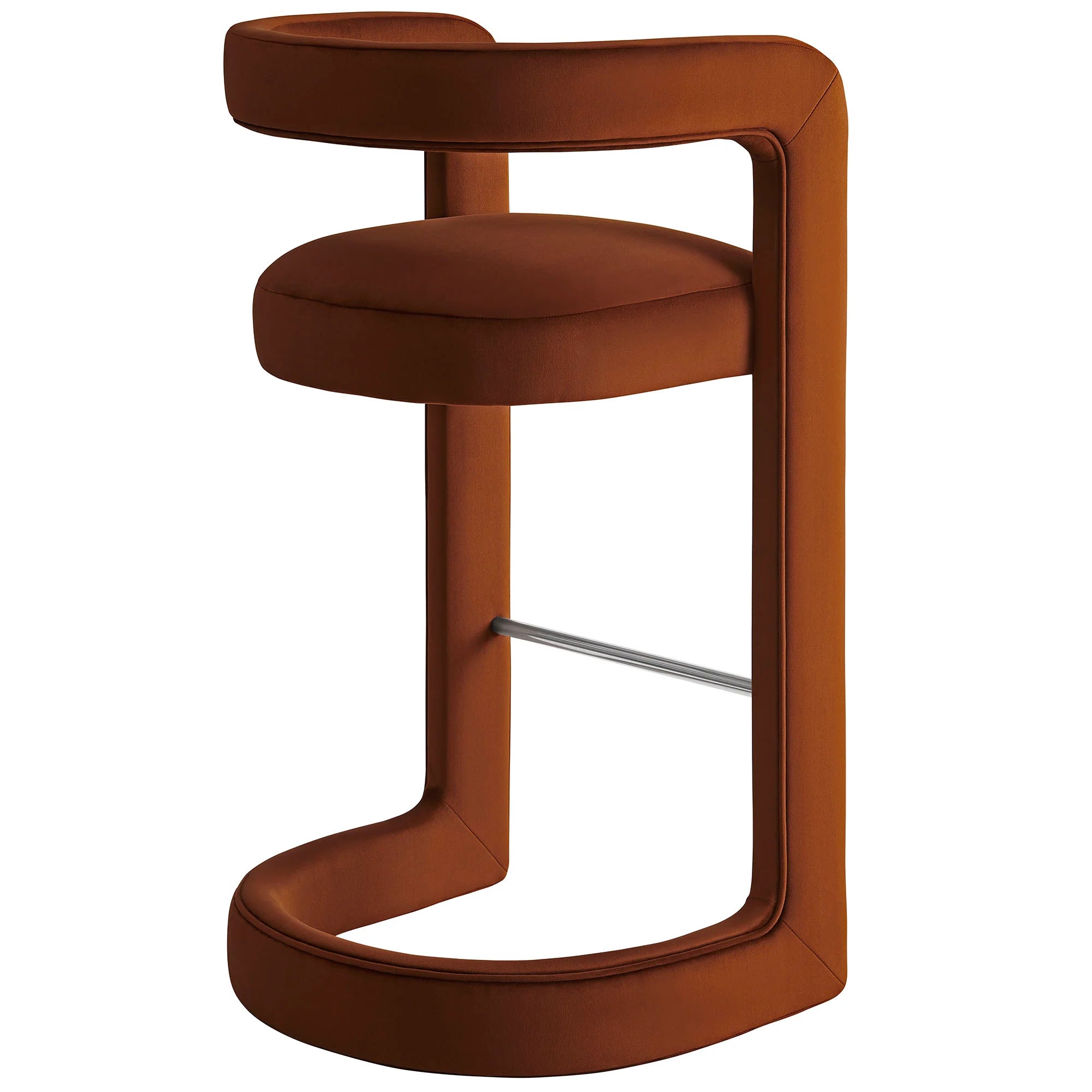 Winslow Performance Velvet Bar Stool