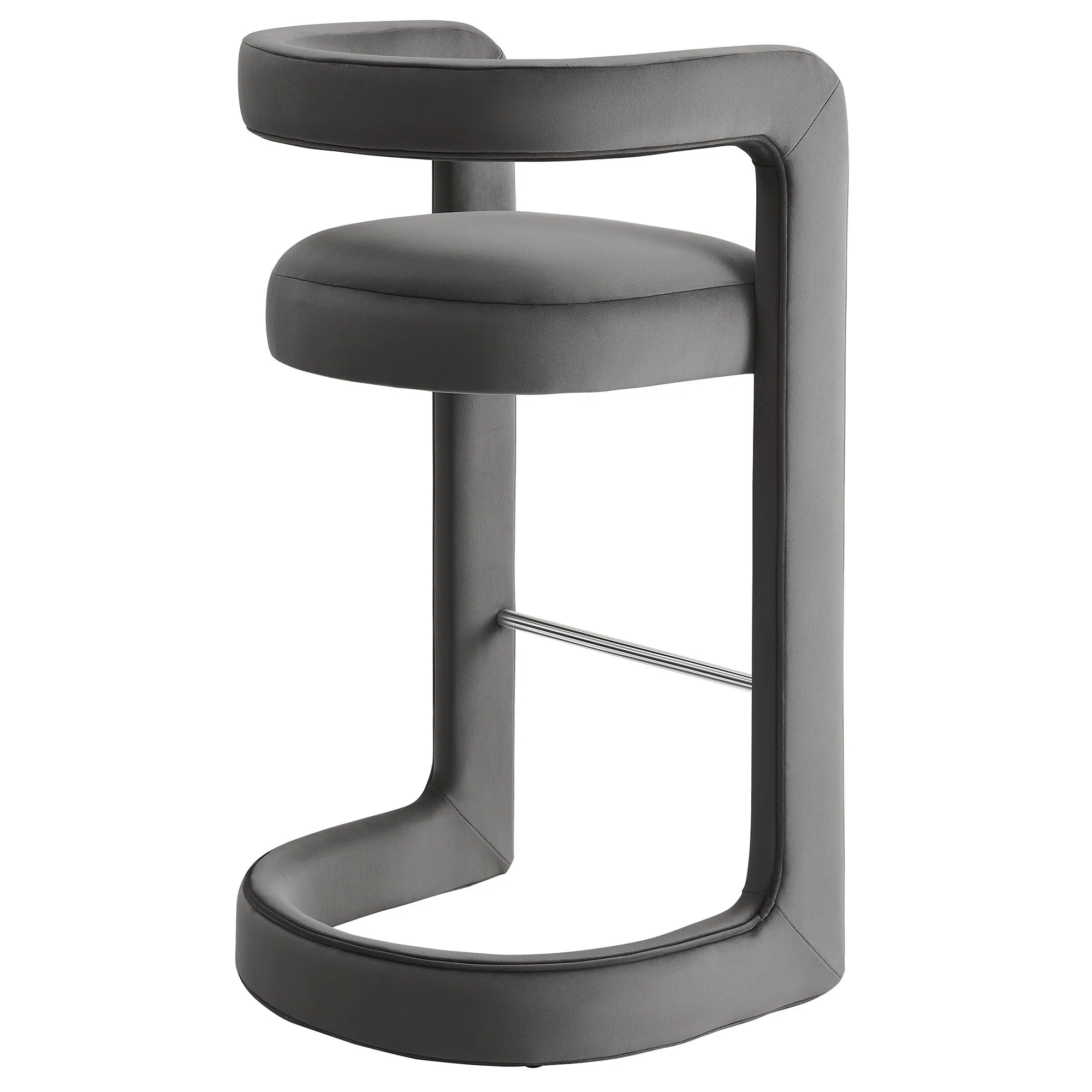 Winslow Performance Velvet Bar Stool