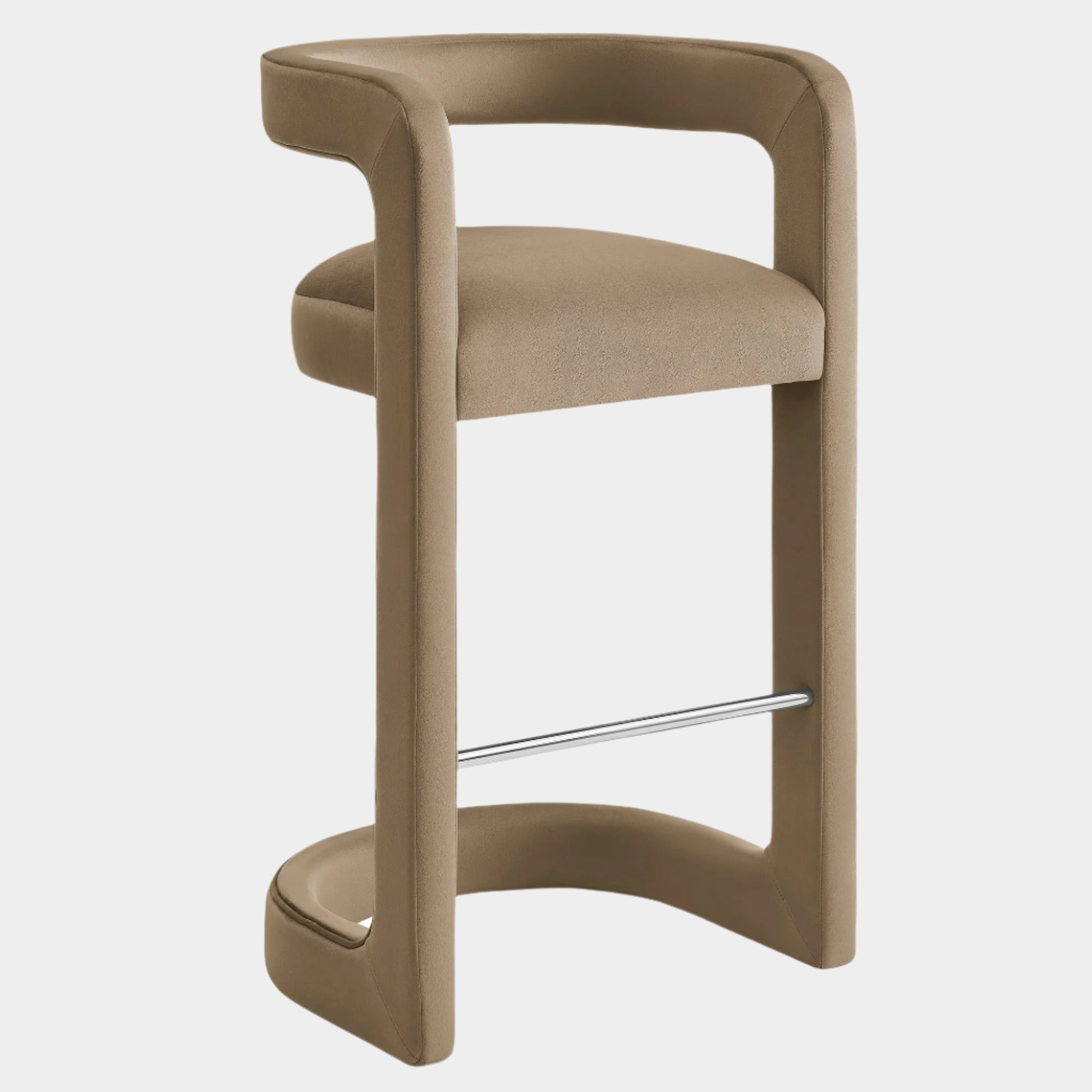 Winslow Performance Velvet Bar Stool