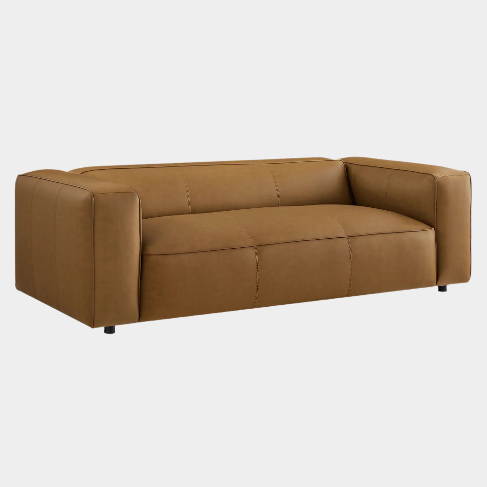 Auren Upholstered Vegan Leather Sofa