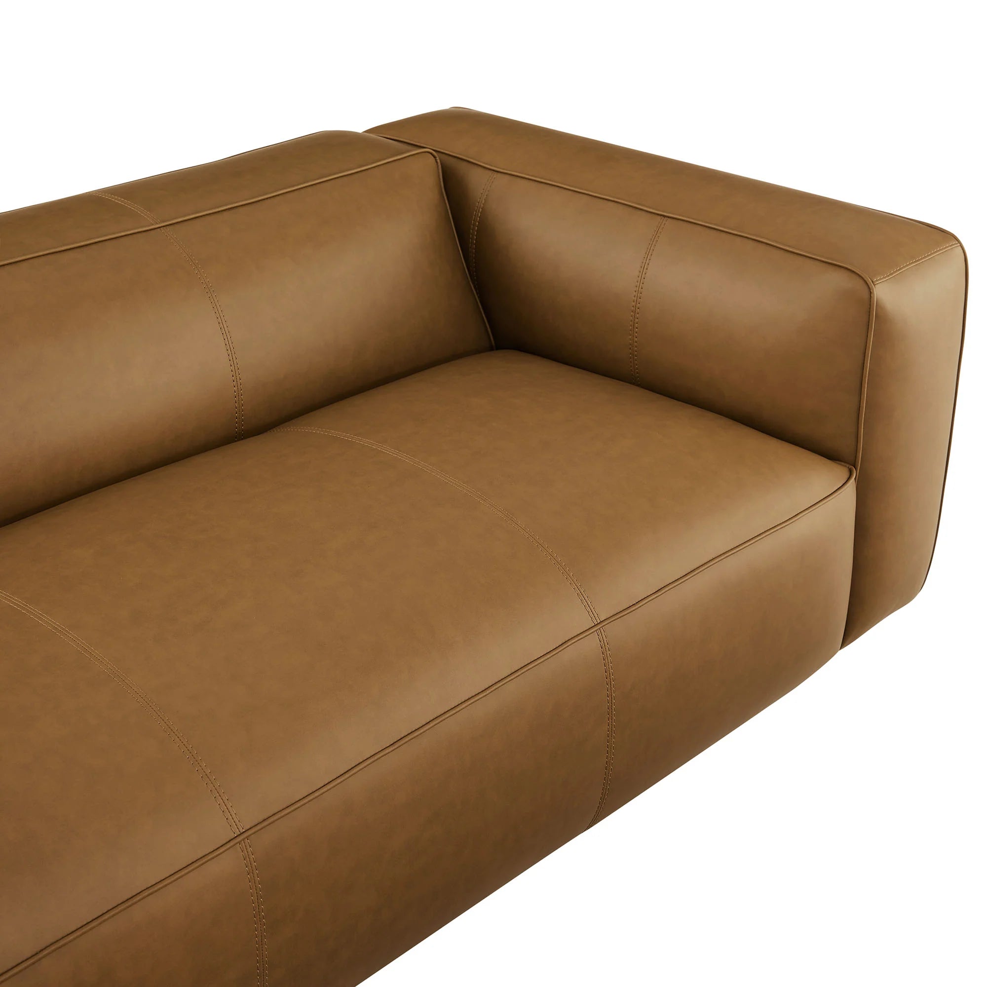 Auren Upholstered Vegan Leather Sofa