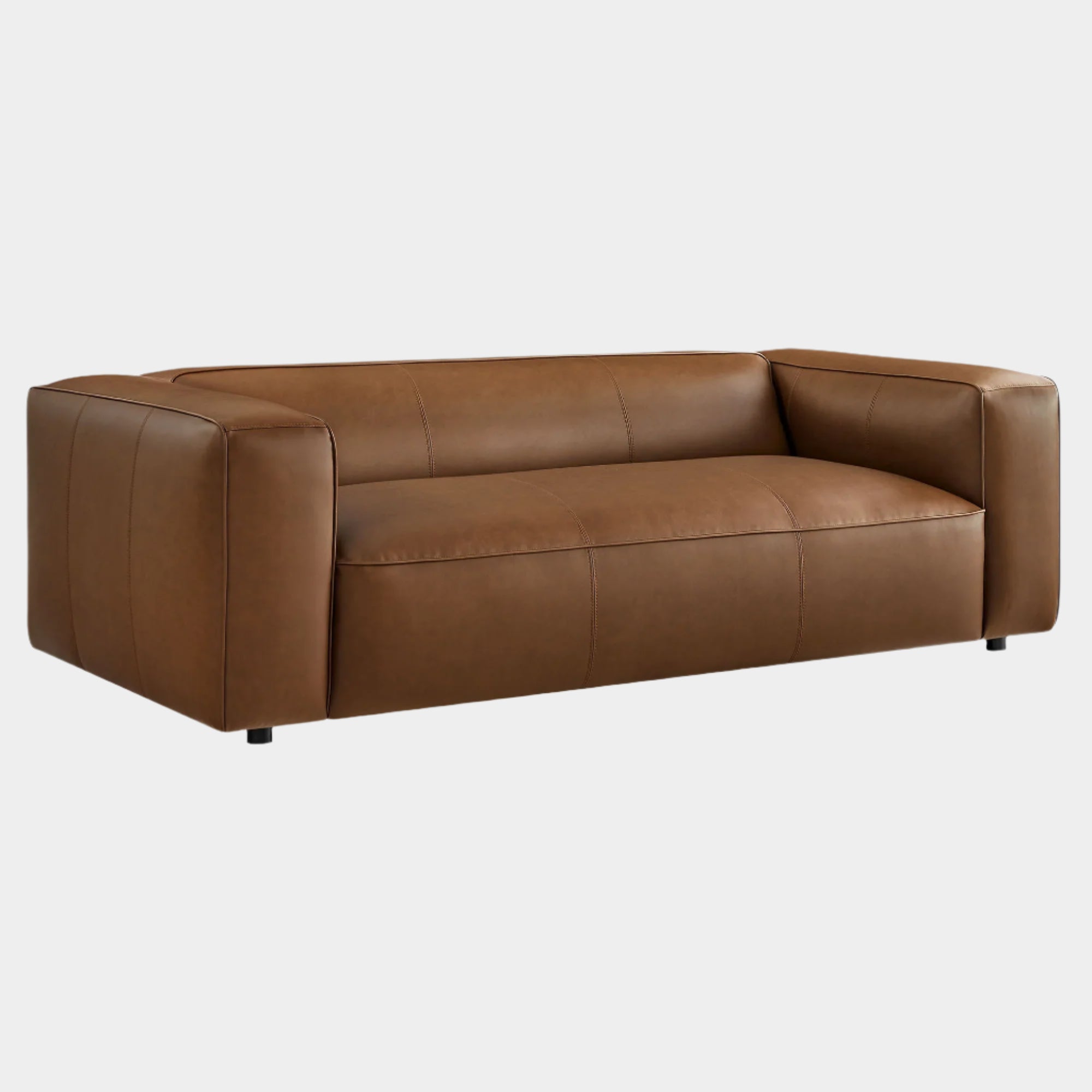 Auren Upholstered Vegan Leather Sofa