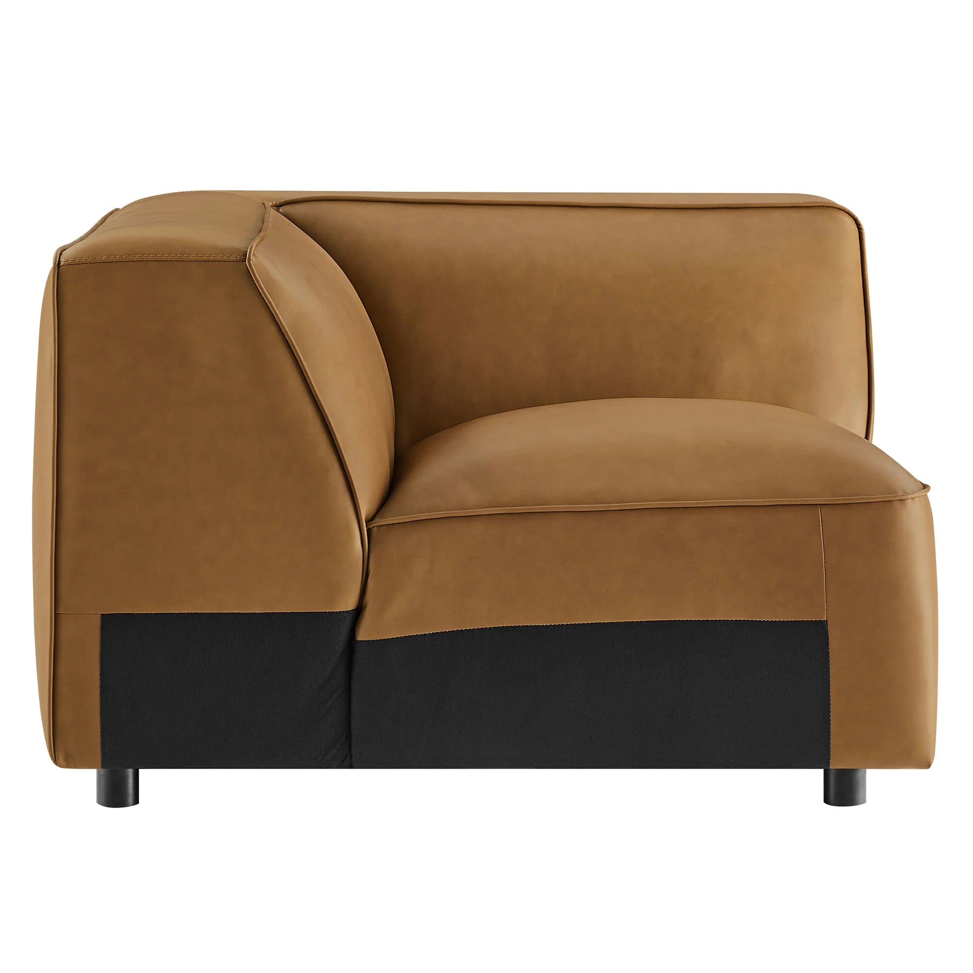 Auren Upholstered Vegan Leather Modular Corner Chair