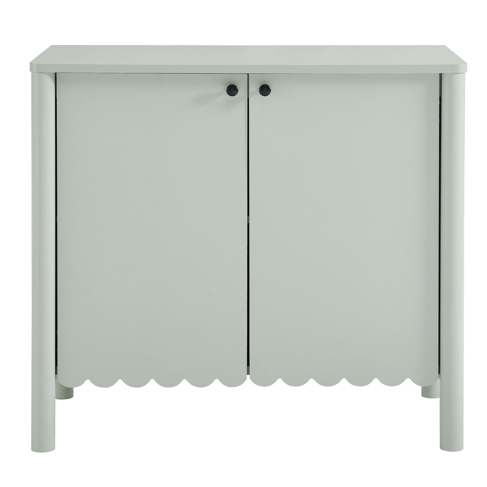 Emmeline 35" 2-Door Scalloped Sideboard Cabinet