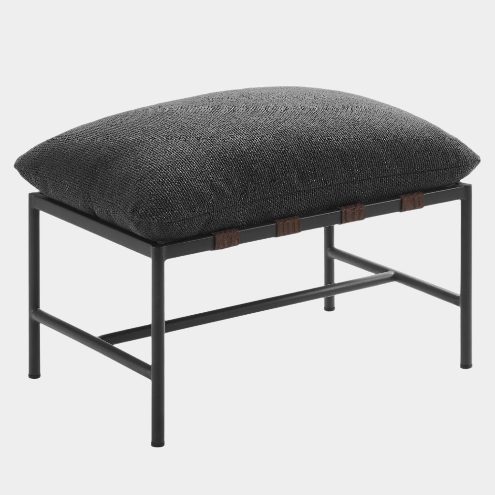 Raya Outdoor Patio Boucle Ottoman