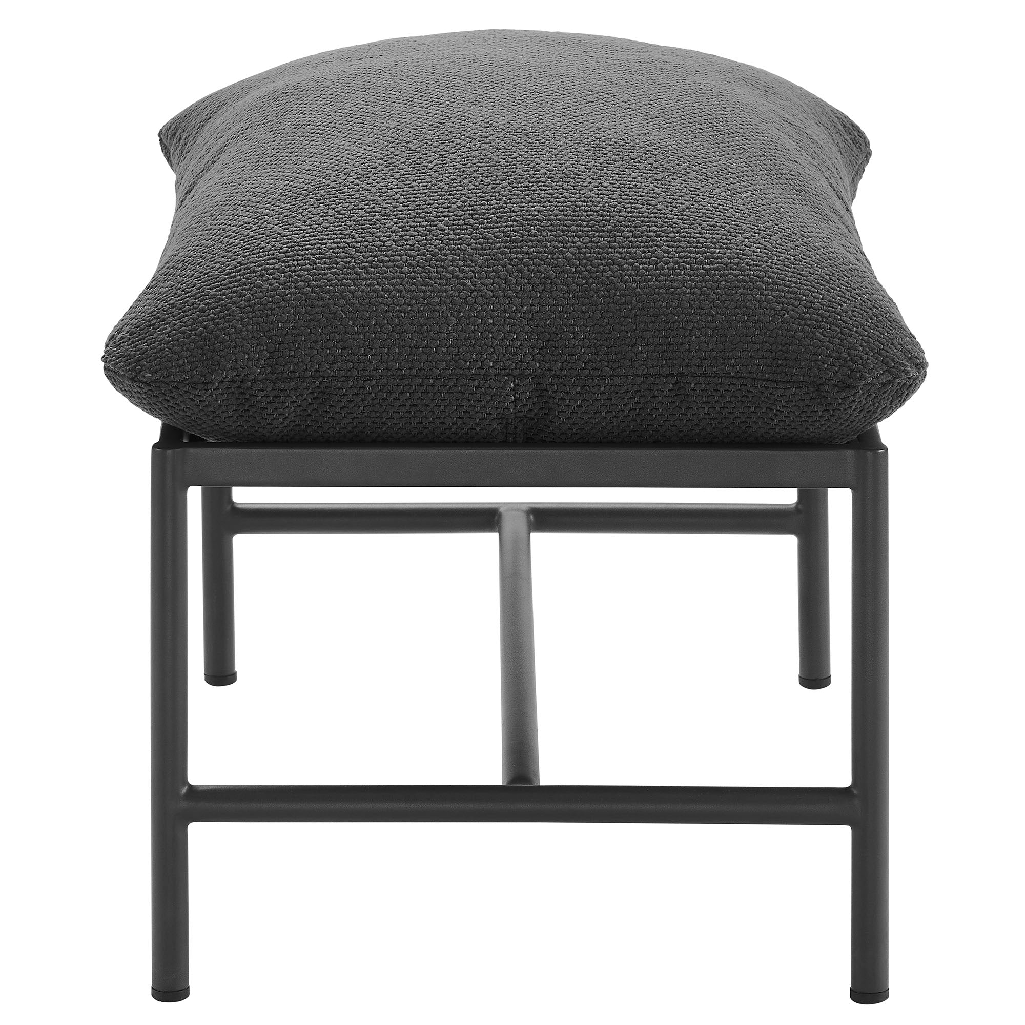 Raya Outdoor Patio Boucle Ottoman