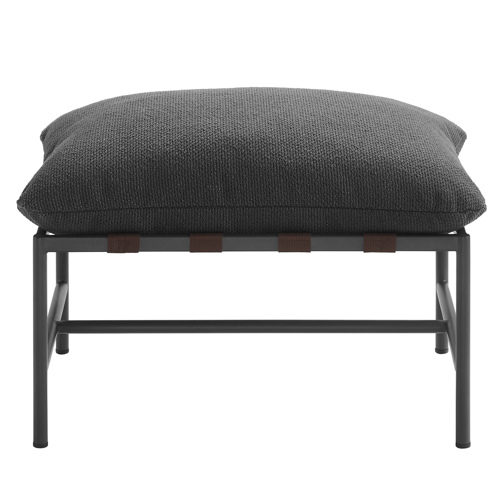 Raya Outdoor Patio Boucle Ottoman