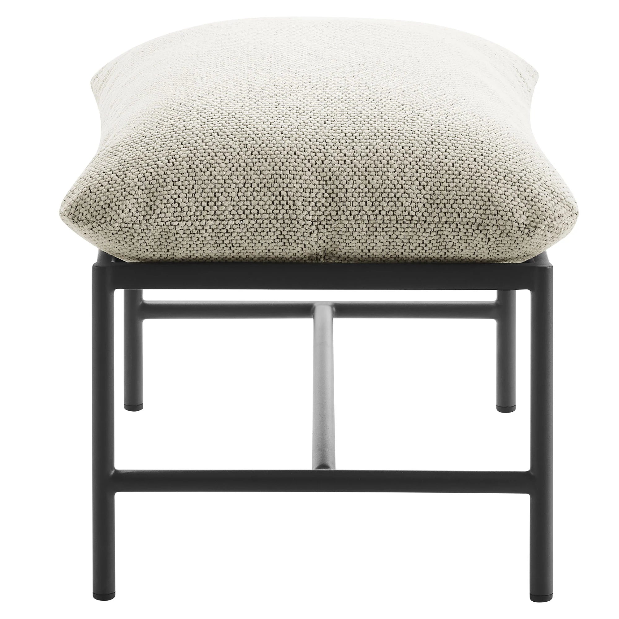 Raya Outdoor Patio Boucle Ottoman