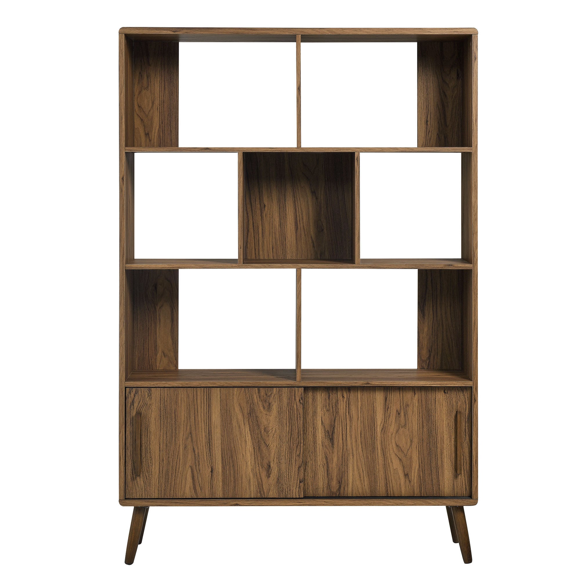 Transmit 45" Bookcase with Sliding Doors