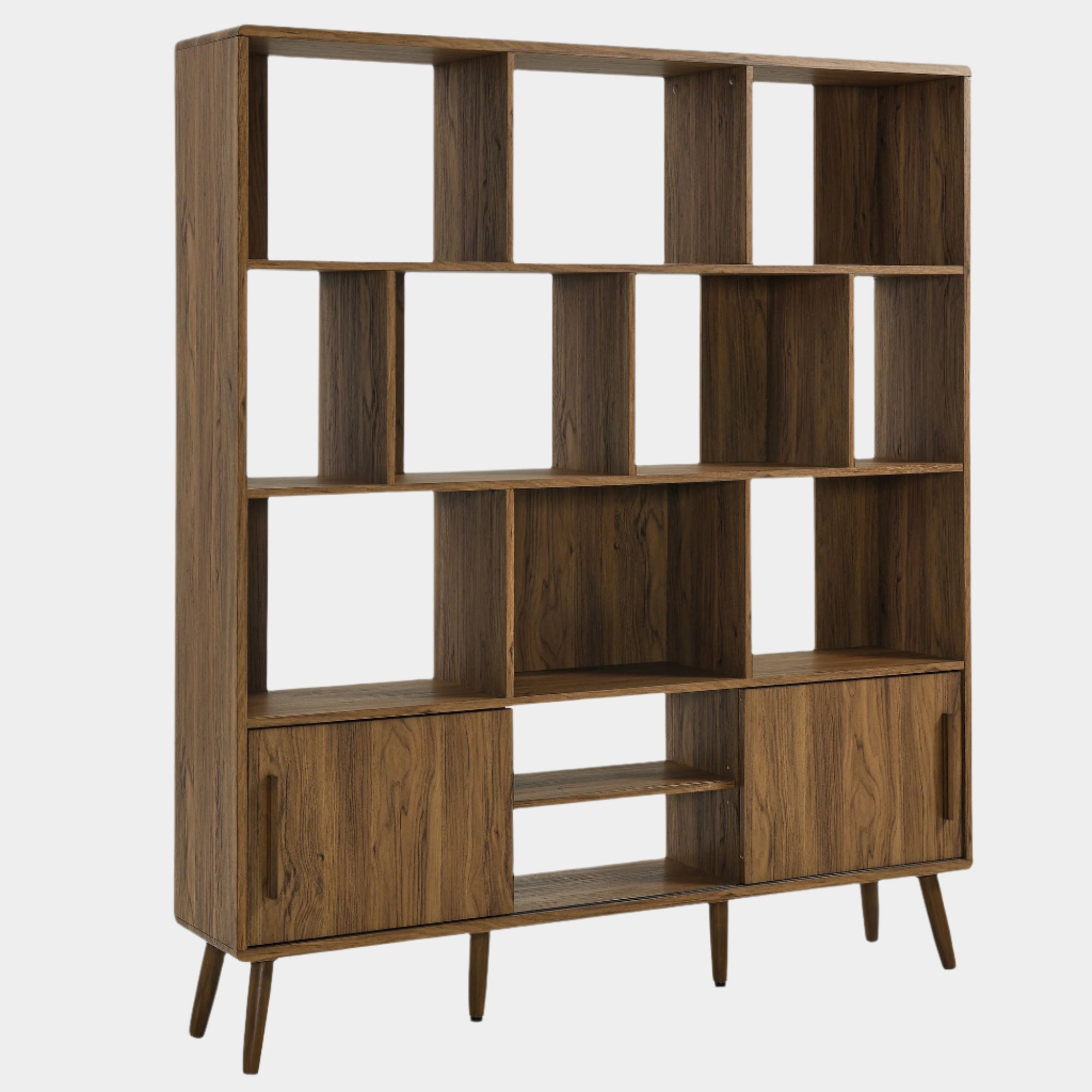 Transmit 59" Bookcase with Sliding Doors