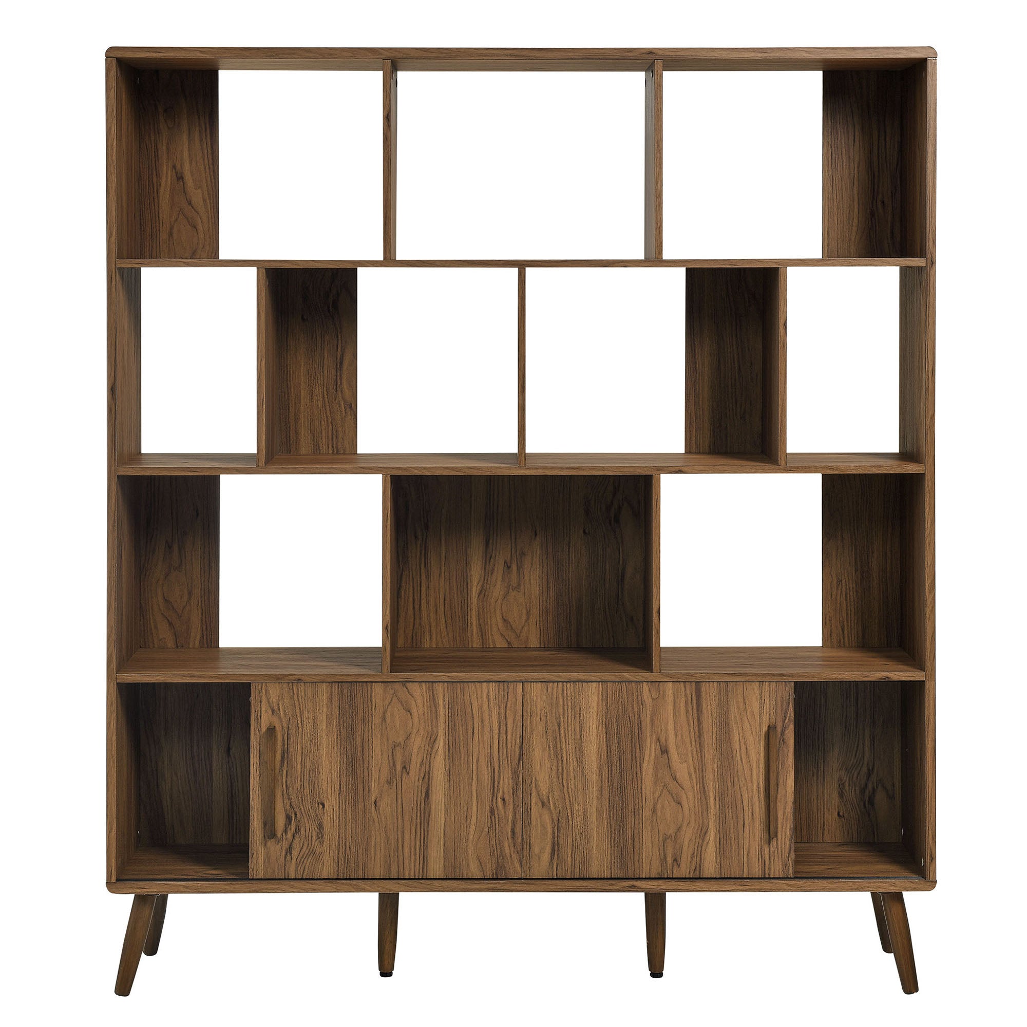 Transmit 59" Bookcase with Sliding Doors