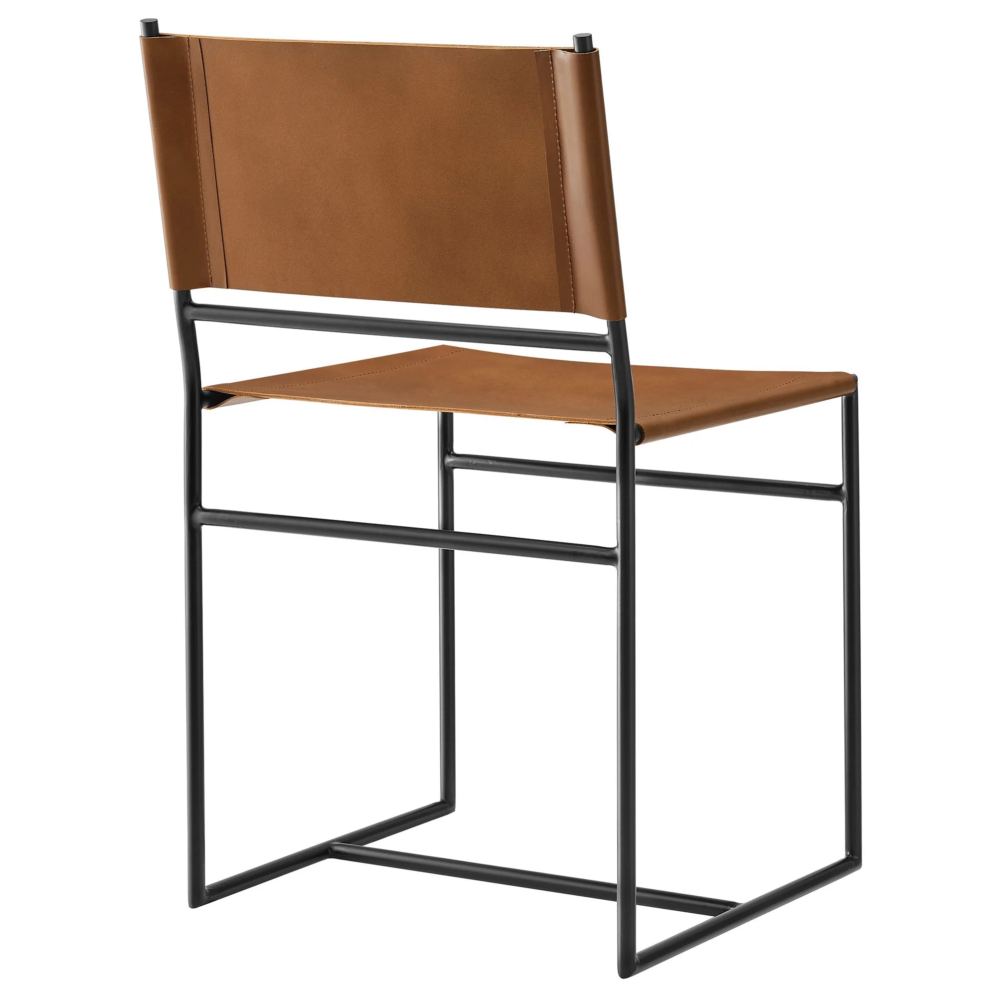 Thatcher Leather and Metal Dining Chair