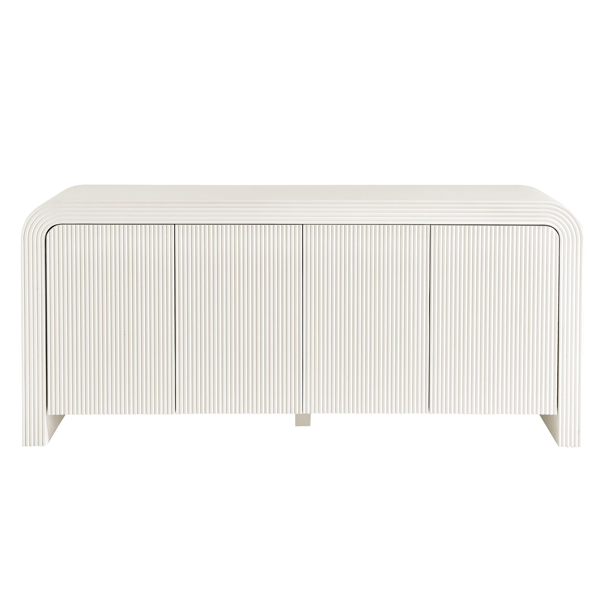 Waterflute 70" Fluted Sideboard Cabinet