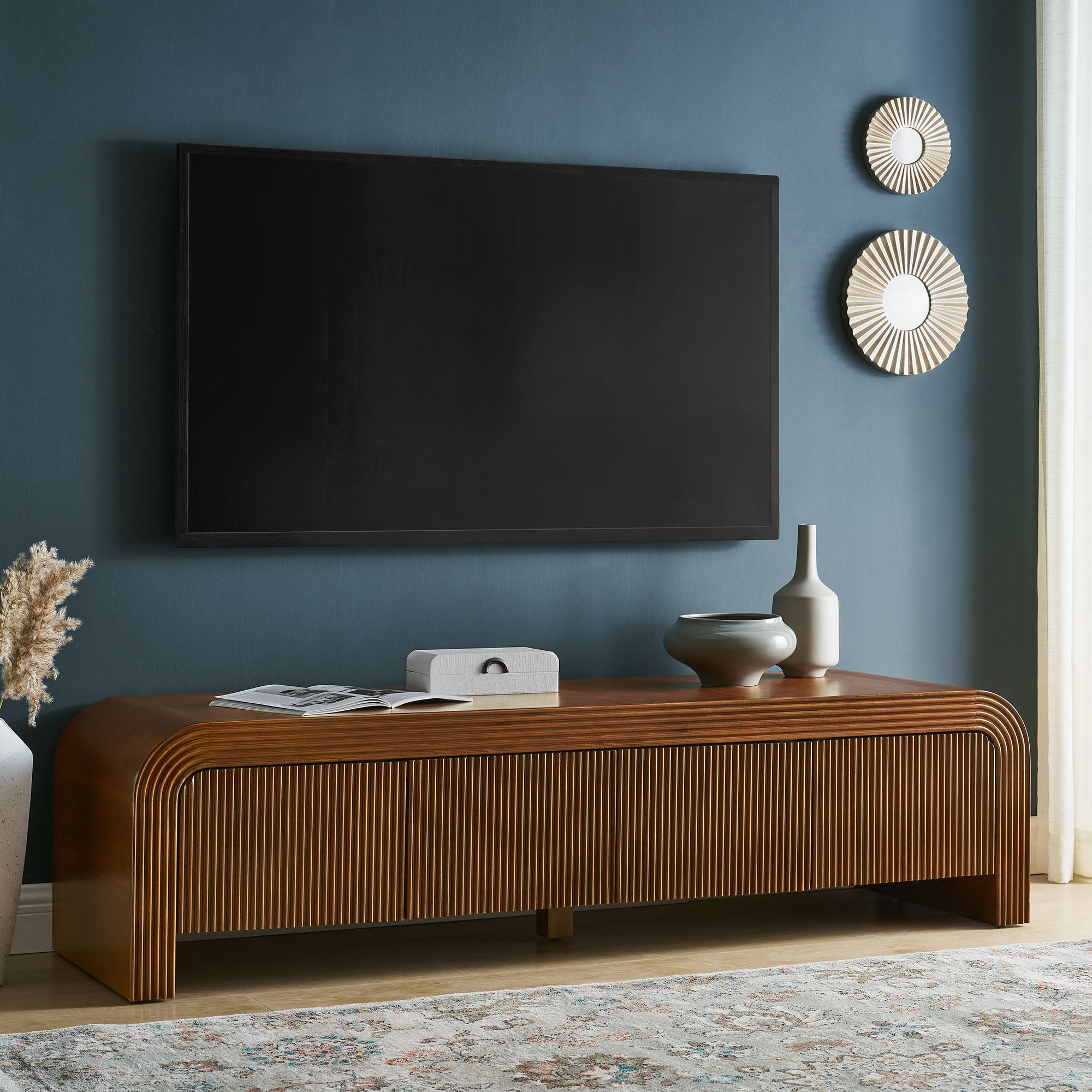 Waterflute 68" Fluted TV Stand