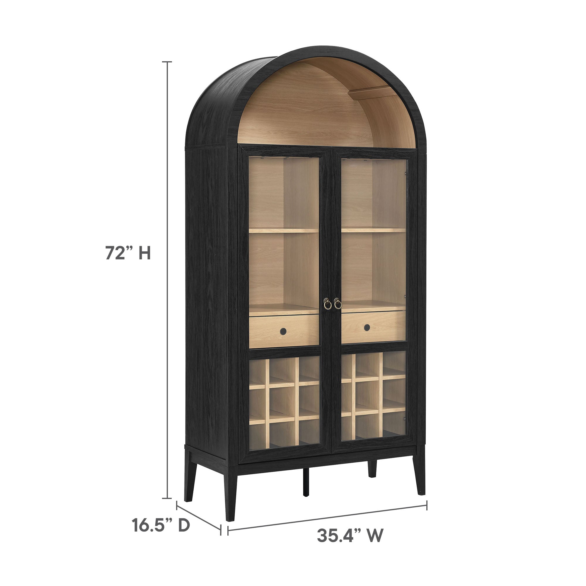 Nolan Arched Bar Cabinet