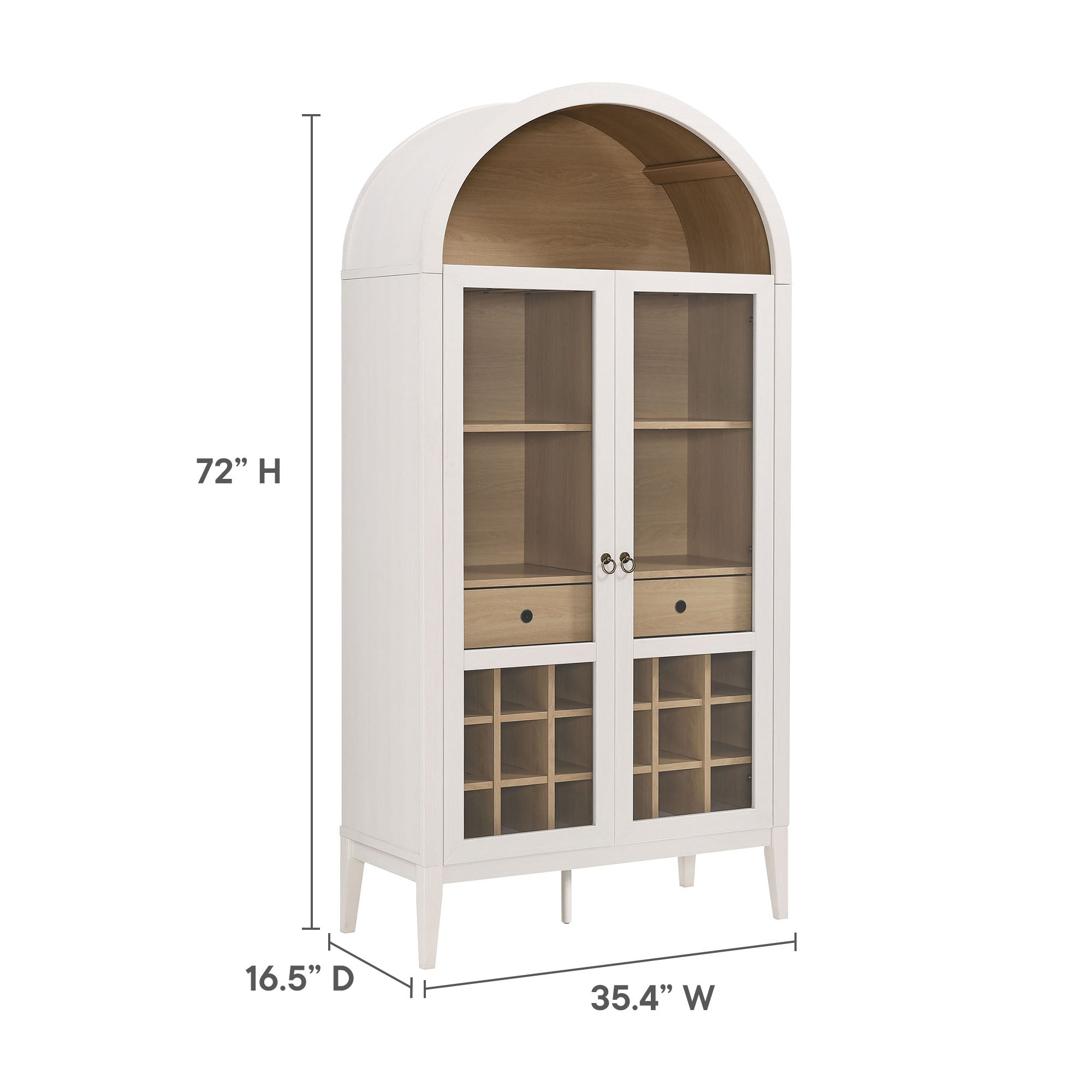 Nolan Arched Bar Cabinet