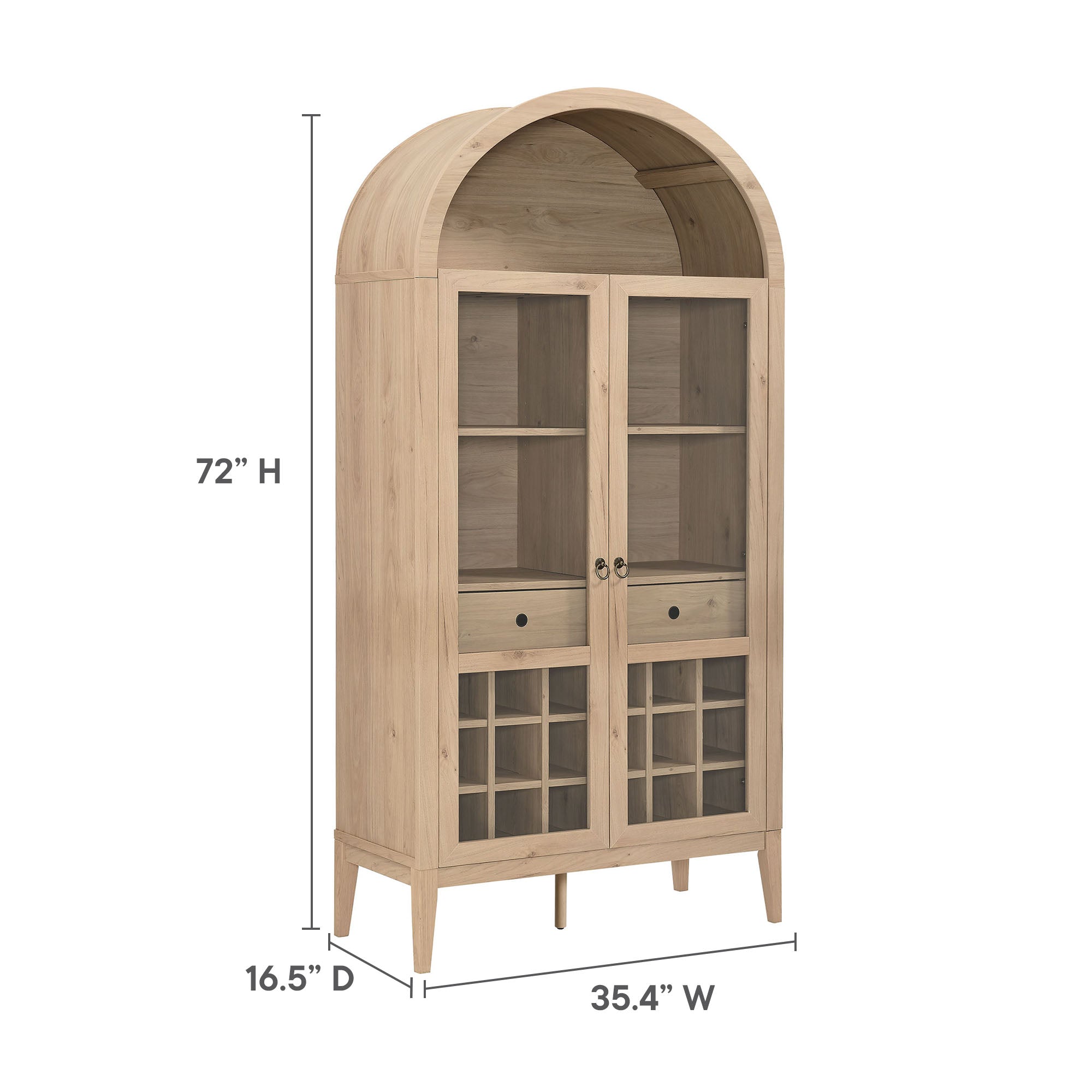 Nolan Arched Bar Cabinet