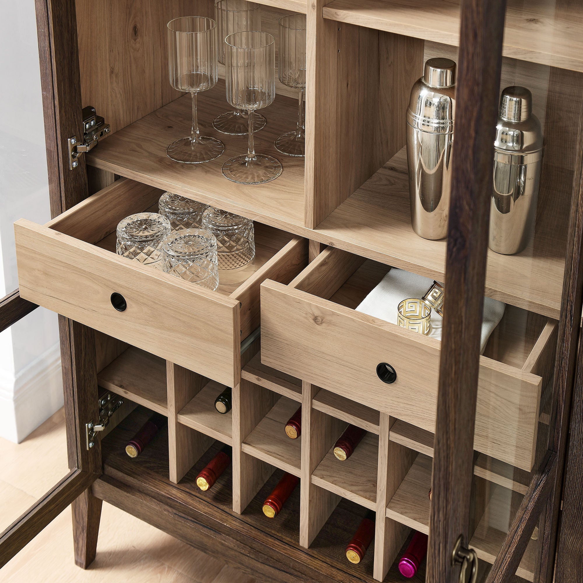 Nolan Arched Bar Cabinet