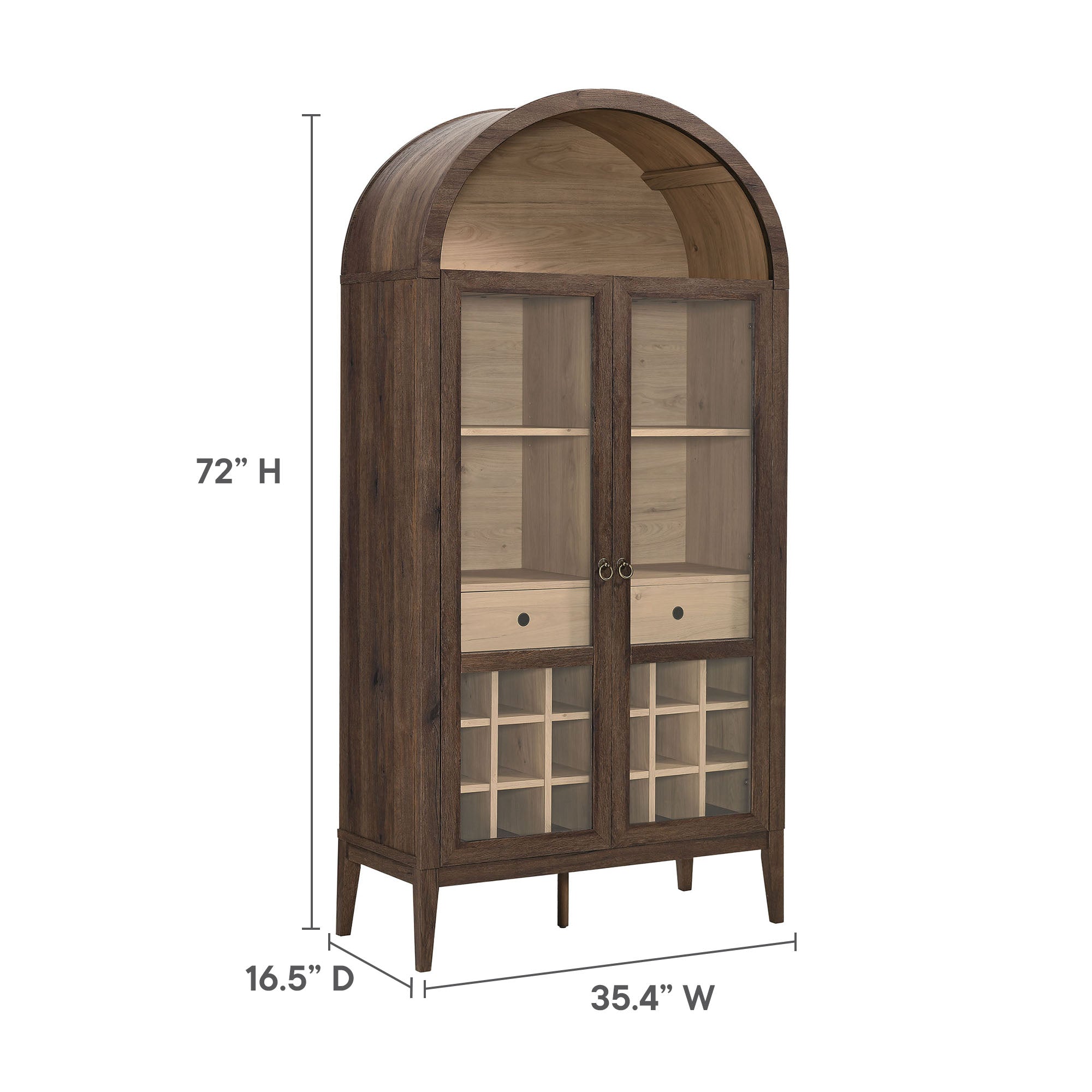 Nolan Arched Bar Cabinet